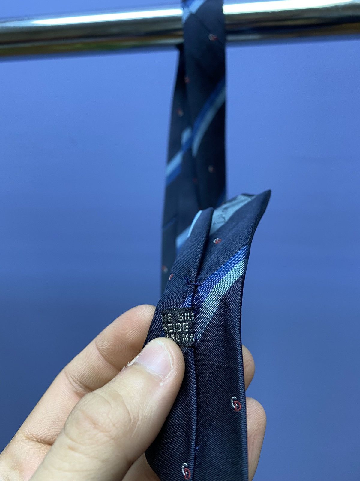 Christian Dior Monsieur × Vintage Christian Dior Vintage Silk Tie Size ONE SIZE - 10 Thumbnail