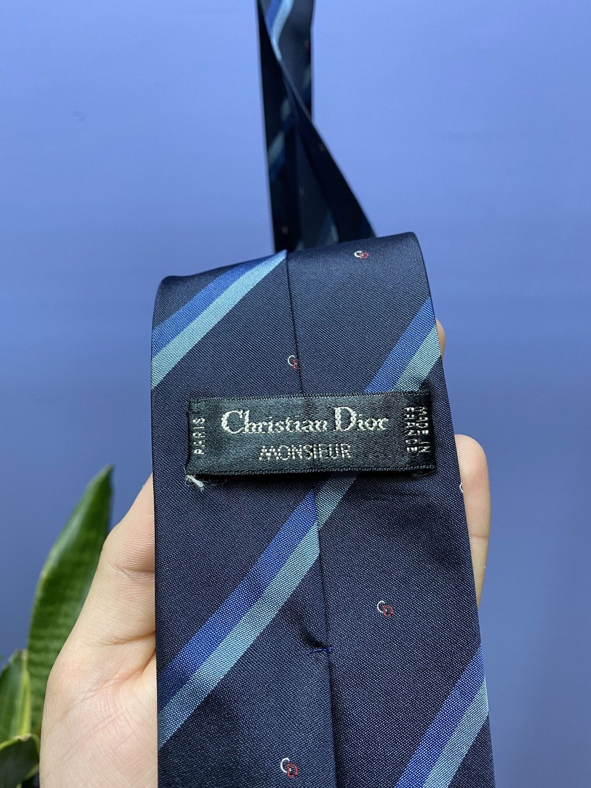 Christian Dior Monsieur × Vintage Christian Dior Vintage Silk Tie Size ONE SIZE - 13 Thumbnail