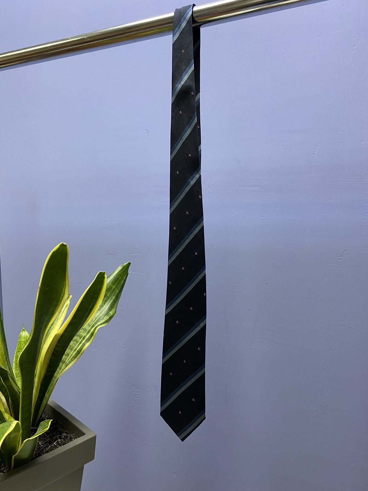 Christian Dior Monsieur × Vintage Christian Dior Vintage Silk Tie Size ONE SIZE - 3 Thumbnail