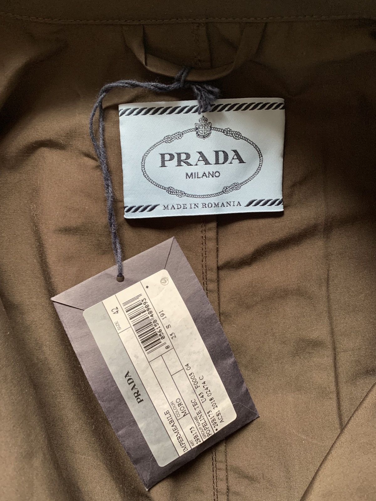 Prada Prada BNWT Impermeable Technical Poplin Raincoat 42 Womens Size M / US 6-8 / IT 42-44 - 7 Thumbnail
