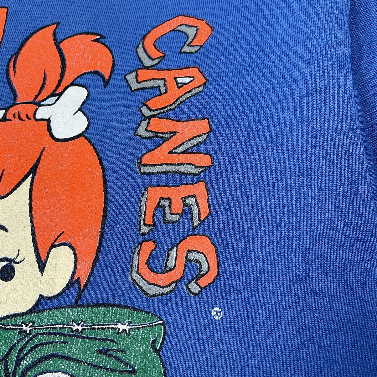 Cartoon Network Vintage Flintstones X Miami Canes Mirror Print Sweatshirt Size US L / EU 52-54 / 3 - 12 Thumbnail