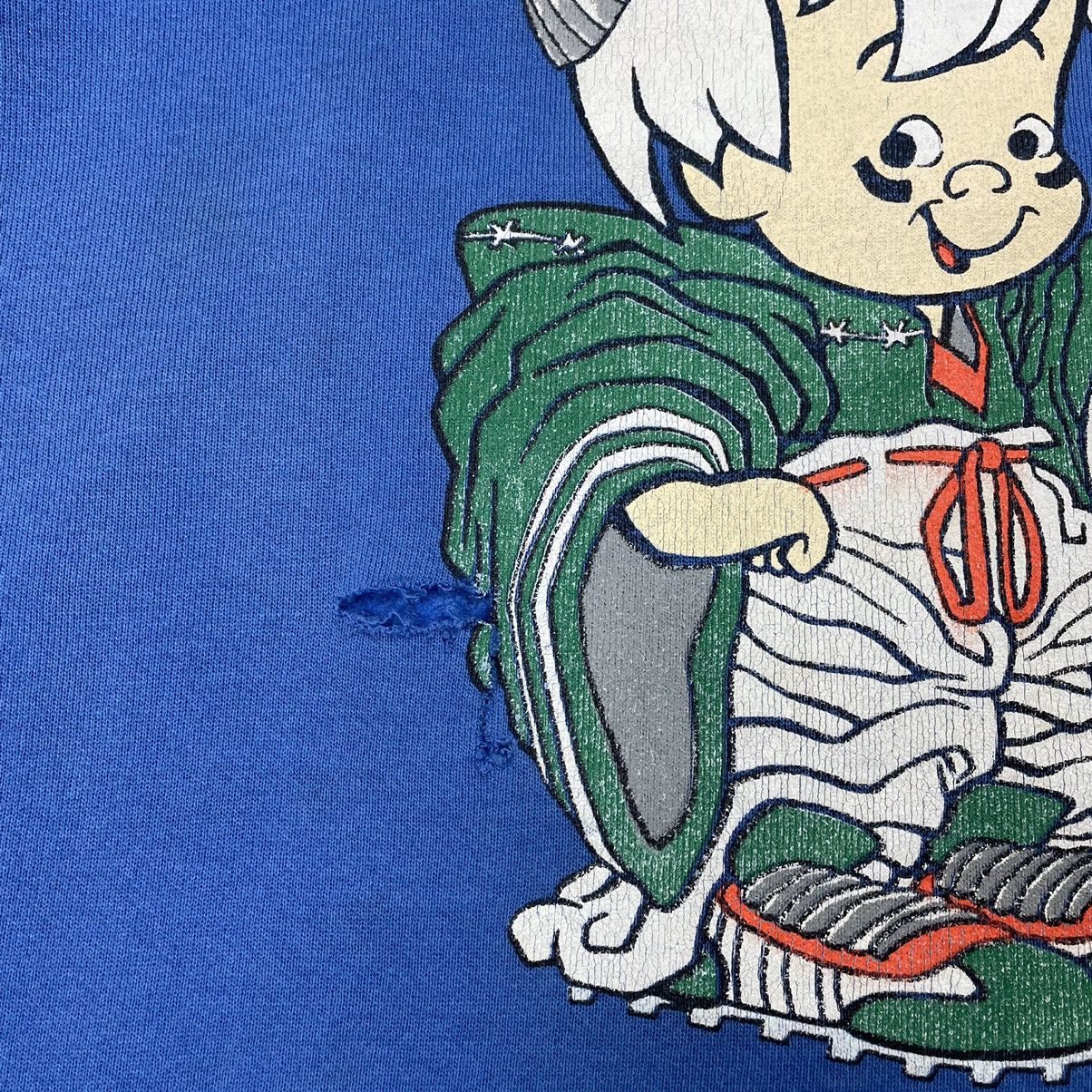 Cartoon Network Vintage Flintstones X Miami Canes Mirror Print Sweatshirt Size US L / EU 52-54 / 3 - 19 Thumbnail