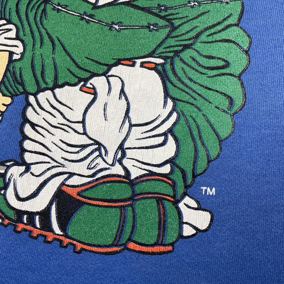 Cartoon Network Vintage Flintstones X Miami Canes Mirror Print Sweatshirt Size US L / EU 52-54 / 3 - 17 Thumbnail