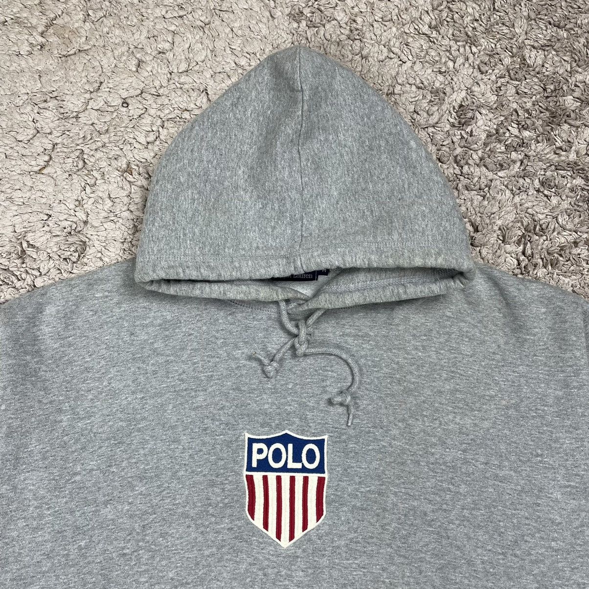 K-Swiss × Polo Ralph Lauren × Vintage Vintage 90's Polo K SWISS Ralph Lauren Hoodie Size US M / EU 48-50 / 2 - 6 Thumbnail
