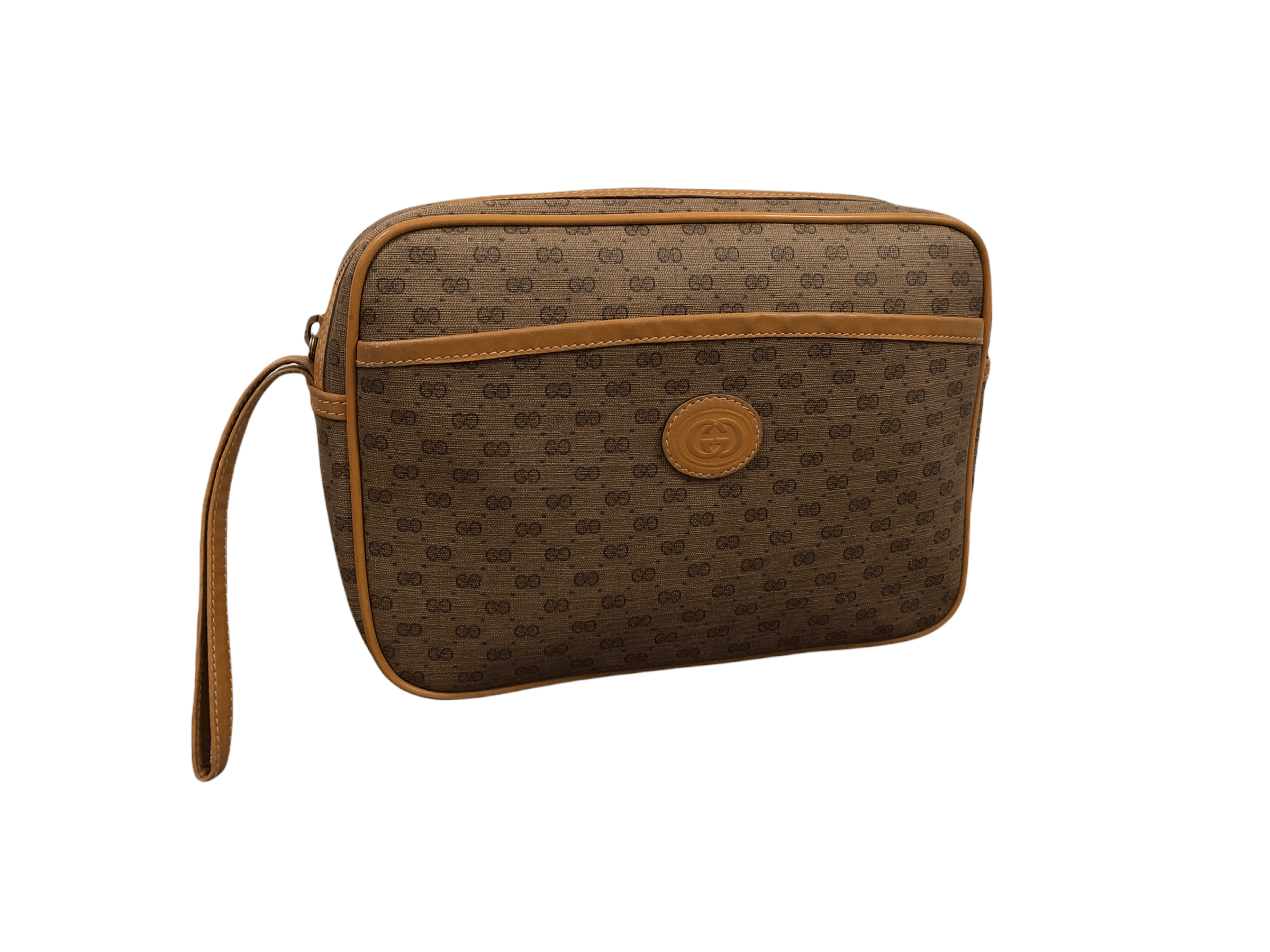 Gucci Gucci GG Vintage Leather Clutch Bag Size ONE SIZE - 1 Thumbnail