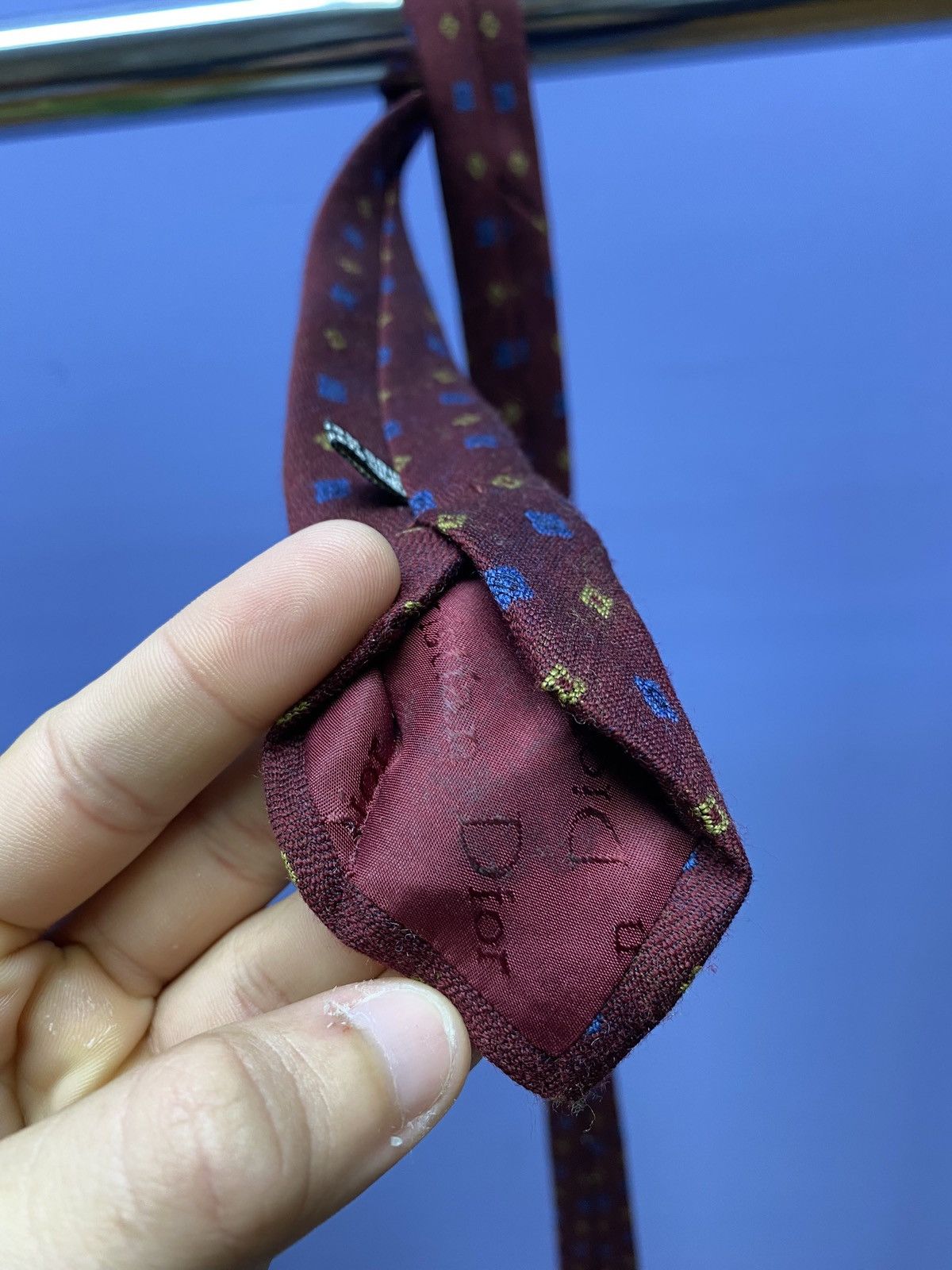 Christian Dior Monsieur × Vintage Christian Dior Vintage Silk Tie Size ONE SIZE - 14 Thumbnail