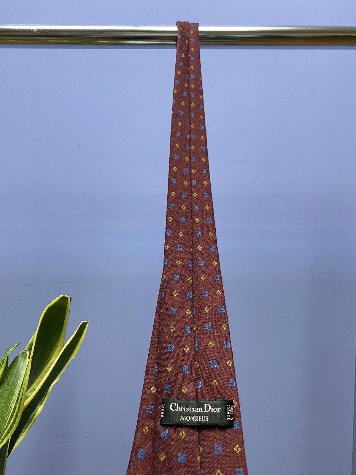 Christian Dior Monsieur × Vintage Christian Dior Vintage Silk Tie Size ONE SIZE - 16 Thumbnail