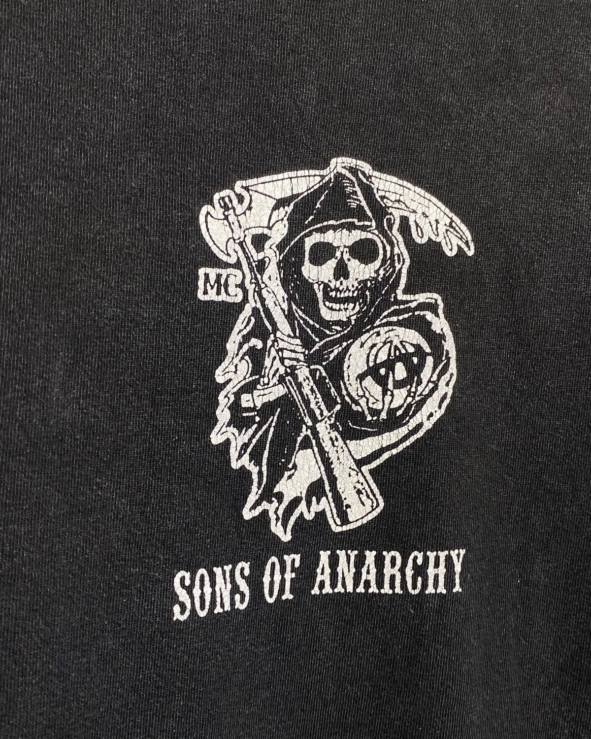 Vintage 🚨Vintage Sons Of Anarchy 00s Tv Show Promo T-Shirt Size US XL / EU 56 / 4 - 4 Thumbnail