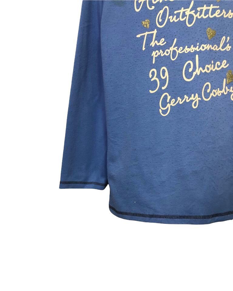 Vintage Gerry Cosby Spell Out Big Logo Long Sleeve Shirt
