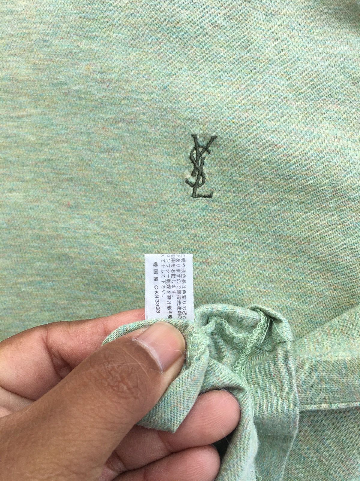 Yves Saint Laurent Rare Vintage Yves Saint Laurent YSL Logo Tshirt Size US L / EU 52-54 / 3 - 8 Thumbnail