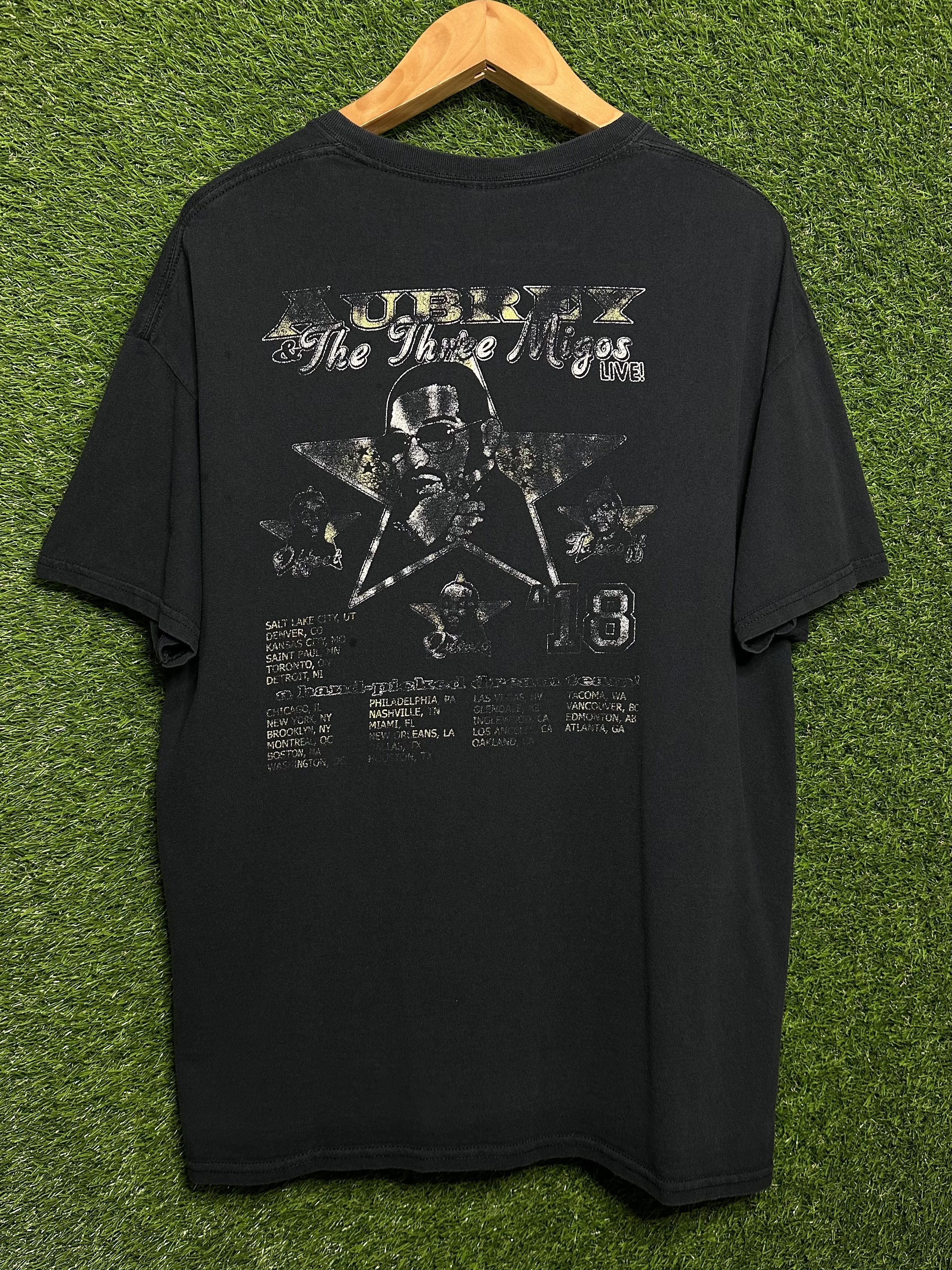 Rap Tees × Vintage 🚨Vintage Drake Aubrey & The Three Migos 2018 RapTee T-Shirt Size US XL / EU 56 / 4 - 1 Thumbnail