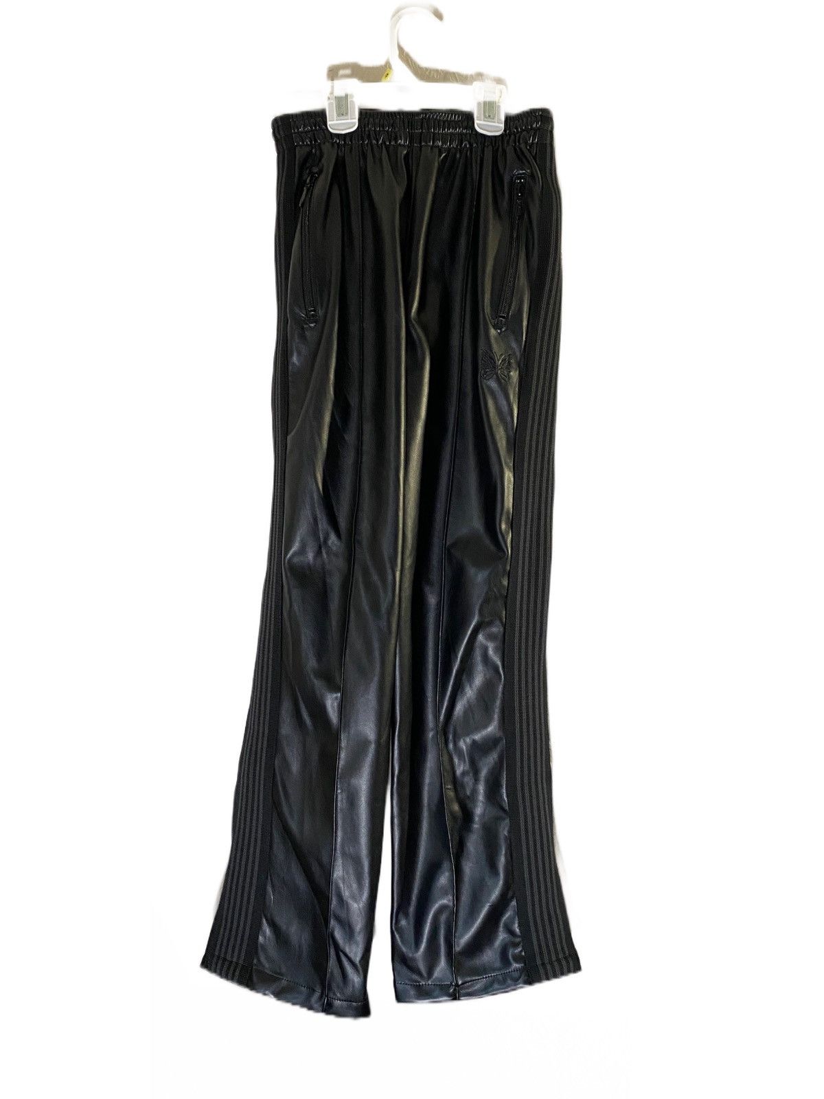 Needles Needles Black Leather Pants Size US 30 / EU 46 - 3 Thumbnail