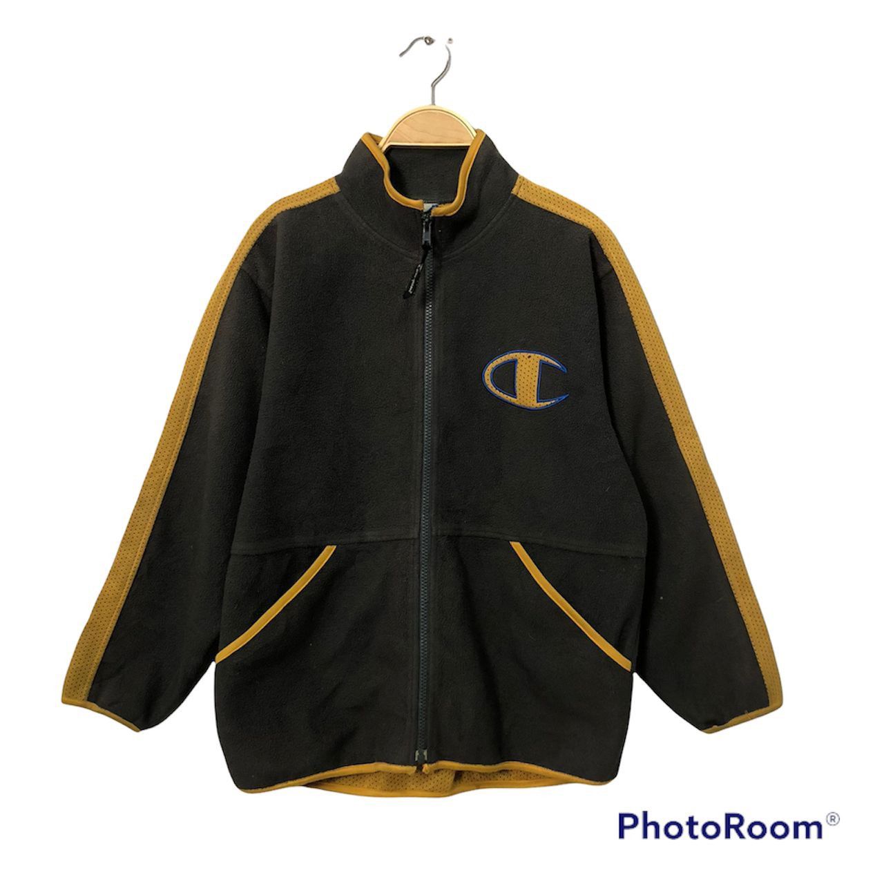 Champion Vintage Champion Big Logo Embroidered Zip Ups Jacket Size US M / EU 48-50 / 2 - 2 Thumbnail