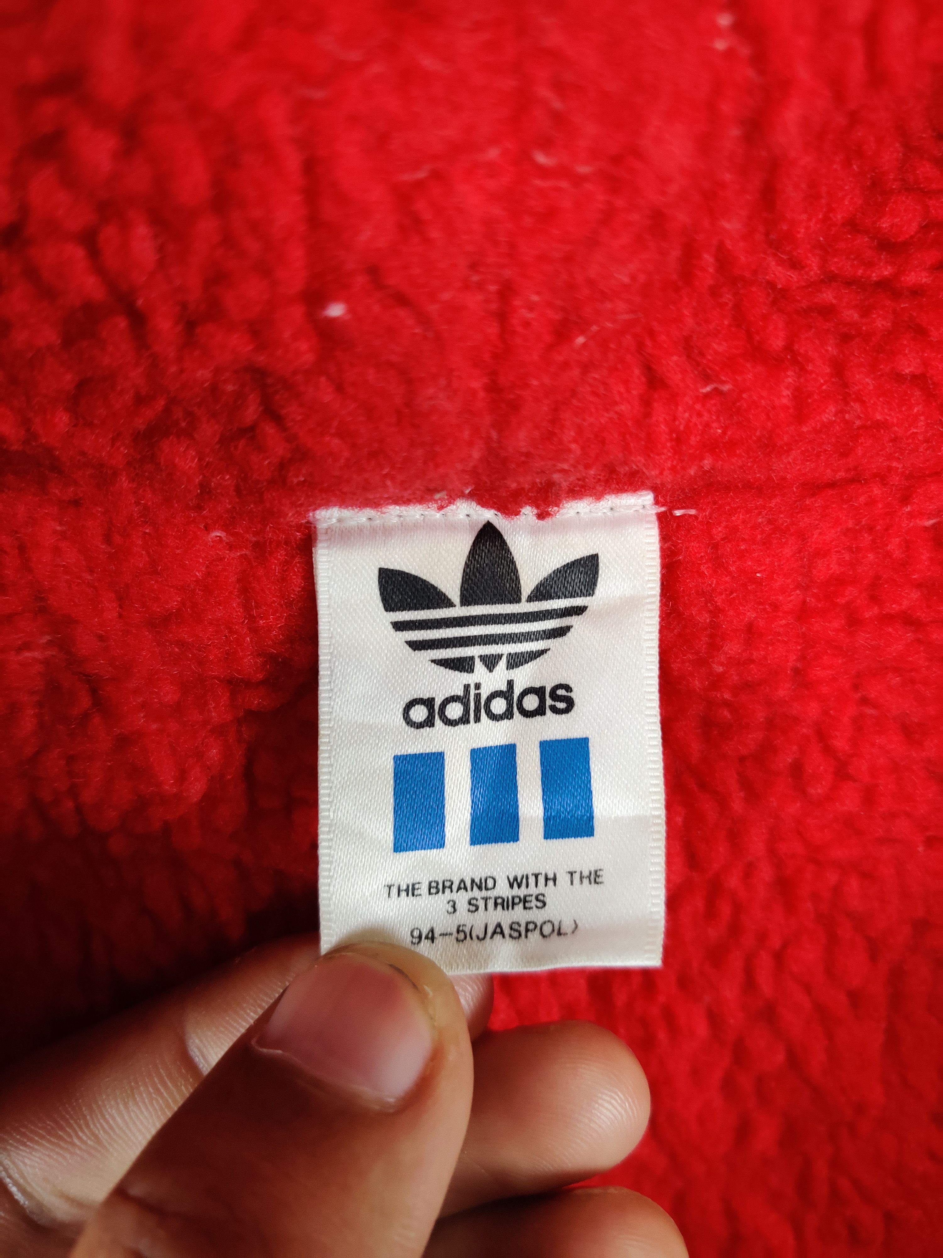 Adidas Vintage Adidas Trefoil Big Logo Winter Long Jacket Size US L / EU 52-54 / 3 - 9 Thumbnail