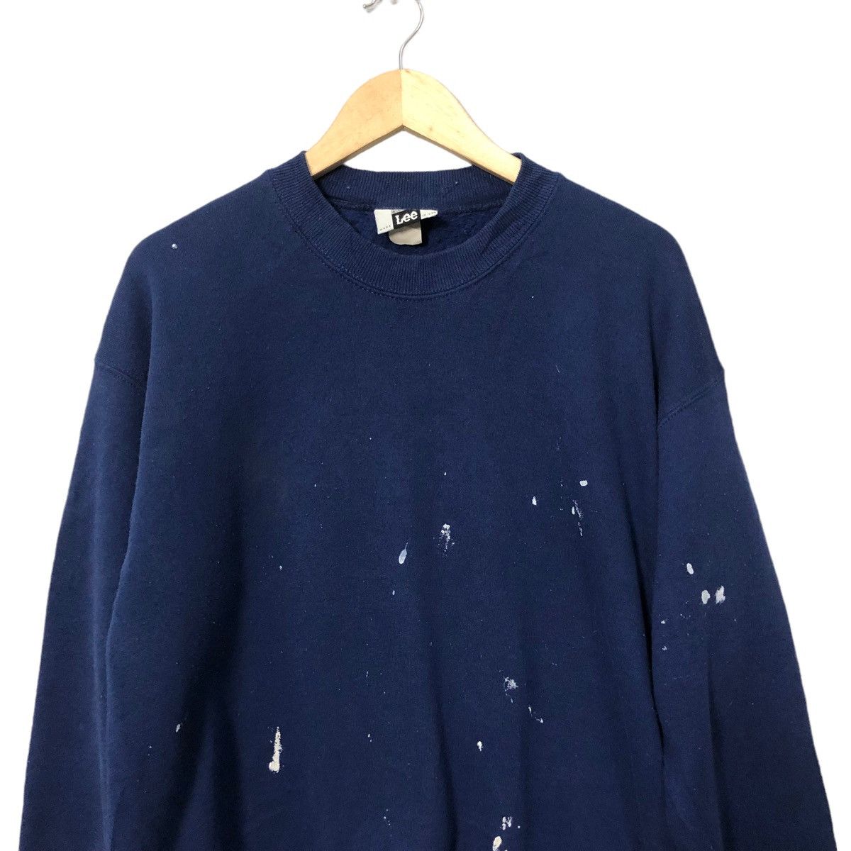 Lee × Vintage Vintage 90s Lee Crewneck Painter Sweatshirt Size US L / EU 52-54 / 3 - 4 Thumbnail