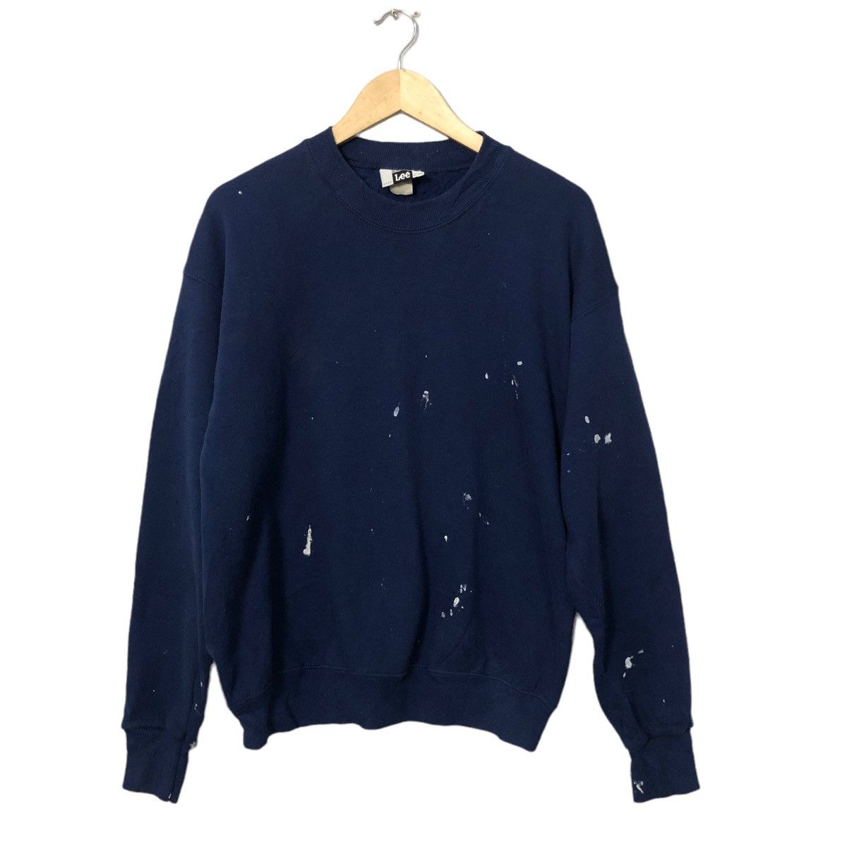 Lee × Vintage Vintage 90s Lee Crewneck Painter Sweatshirt Size US L / EU 52-54 / 3 - 1 Thumbnail
