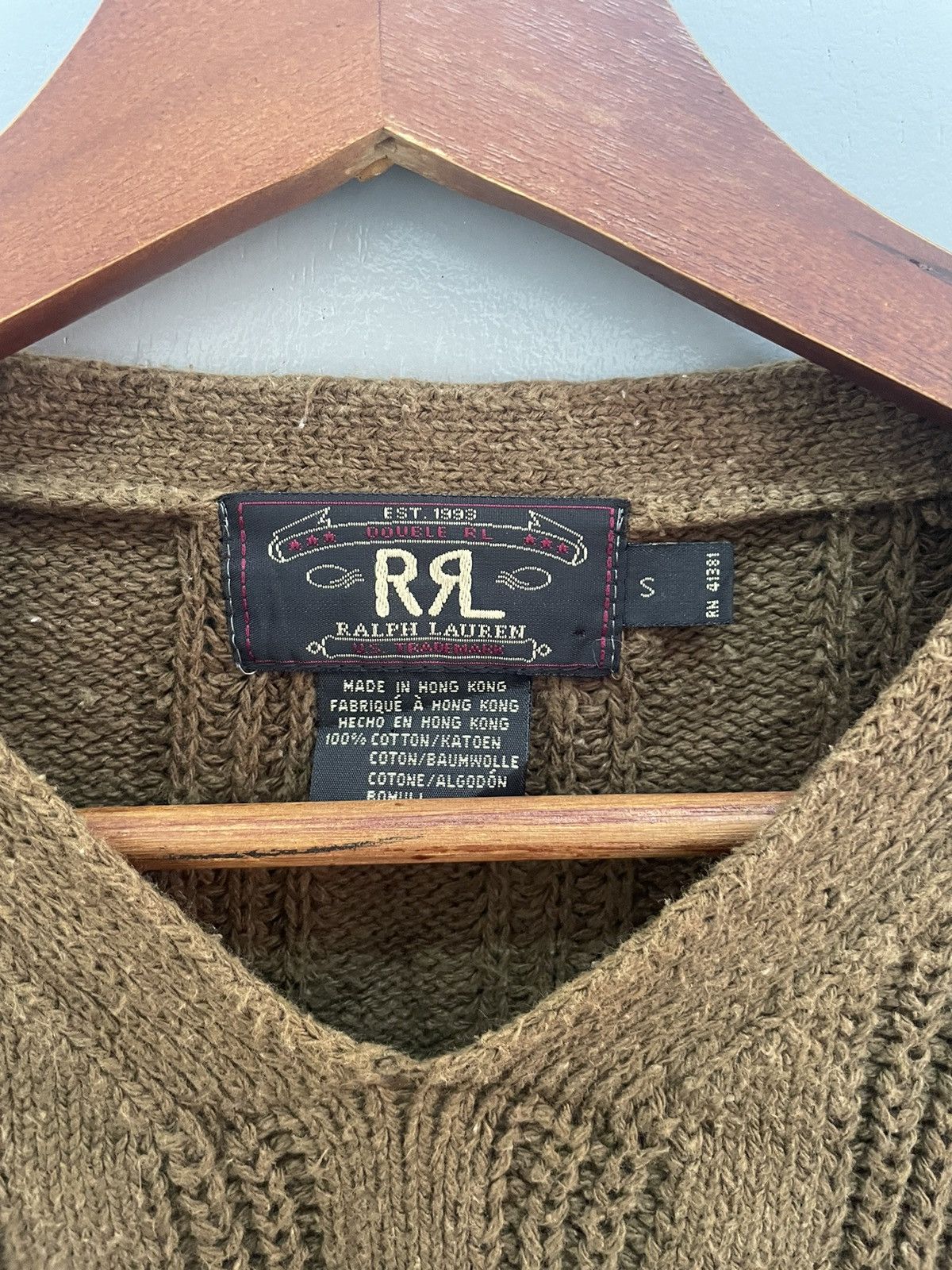 RRL Ralph Lauren Vintage RRL Sweater Size US S / EU 44-46 / 1 - 2 Thumbnail