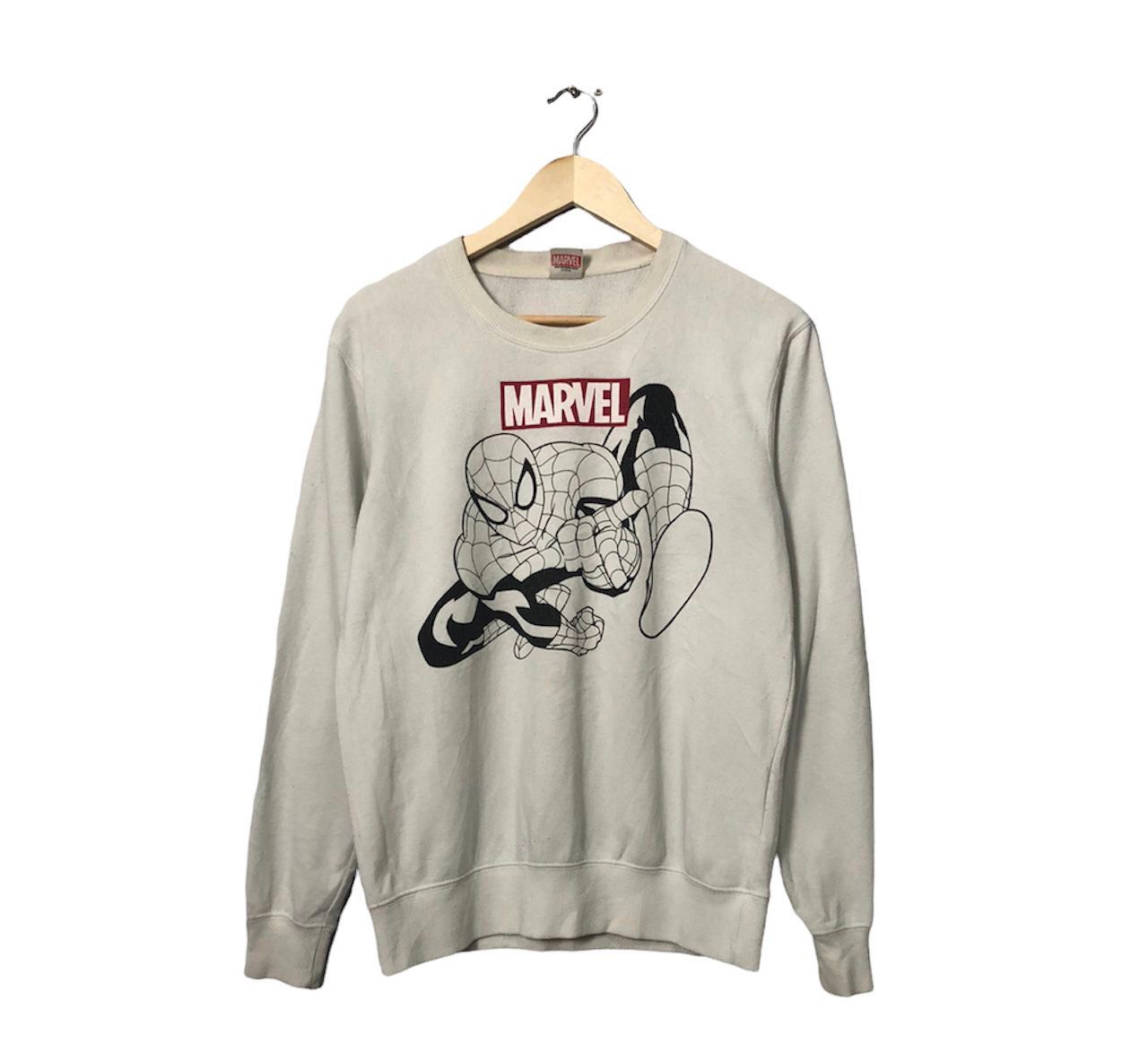 Marvel Comics Vintage Marvel Spider Man Big Logo Sweatshirt Size US M / EU 48-50 / 2 - 1 Thumbnail