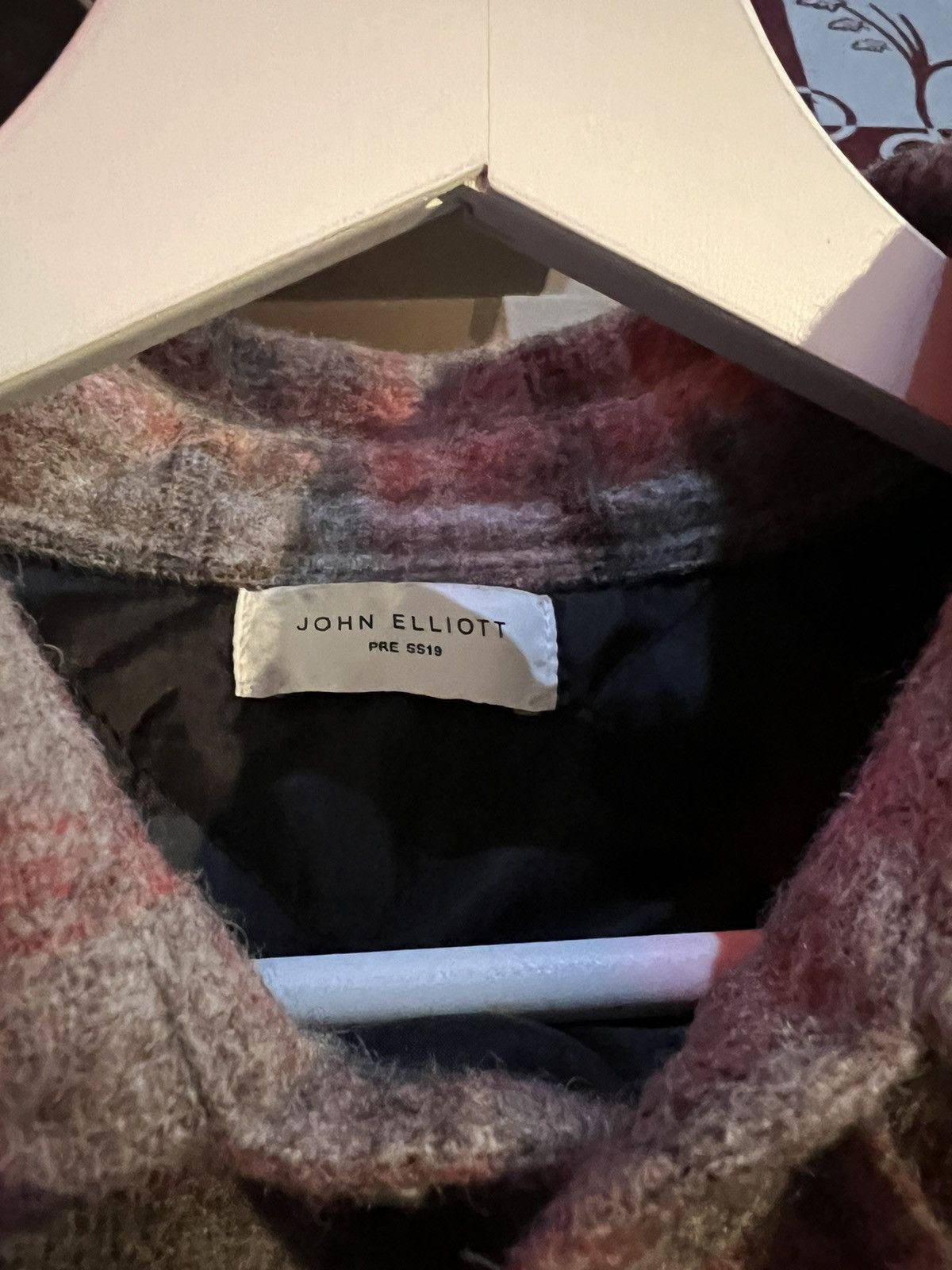 John Elliott John Elliott pre SS19 quilted plaid button up flannel size L Size US L / EU 52-54 / 3 - 8 Thumbnail