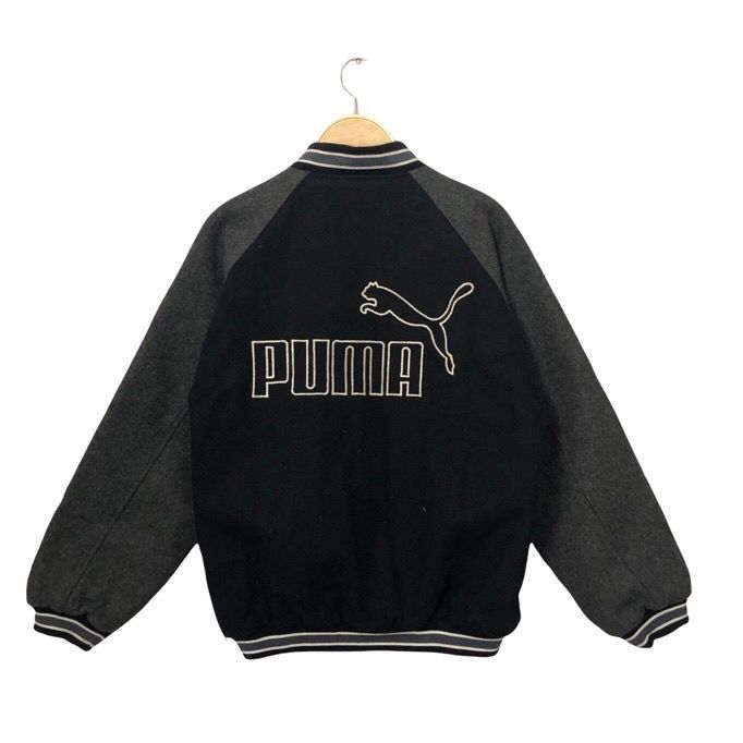Puma Vintage Puma Embroidery Big Logo Button Ups Jacket Size US S / EU 44-46 / 1 - 1 Thumbnail