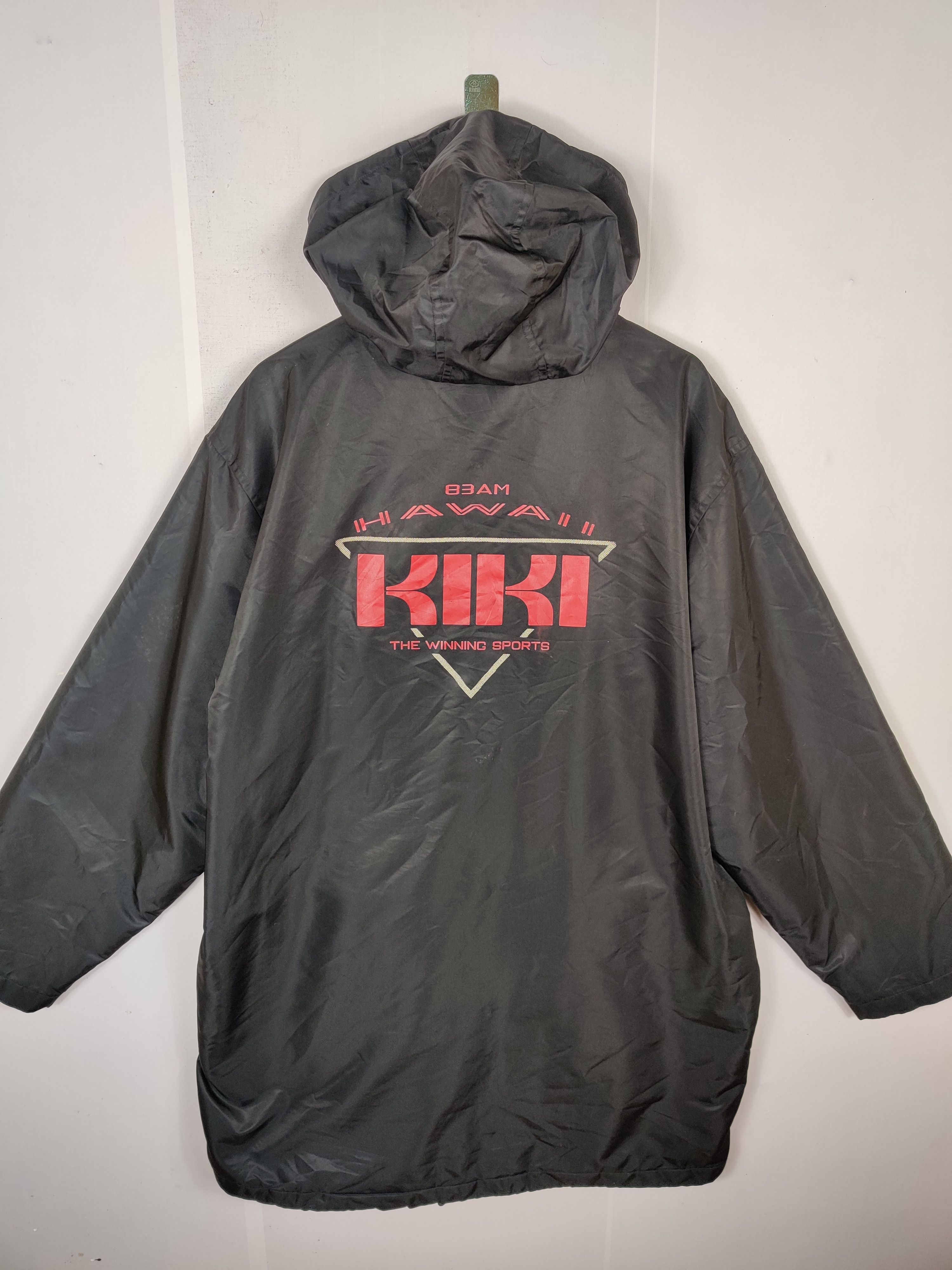 Vintage Vintage Kiki Honolulu Hawaii Big Logo Coach Hooded Jacket Size US XL / EU 56 / 4 - 7 Thumbnail