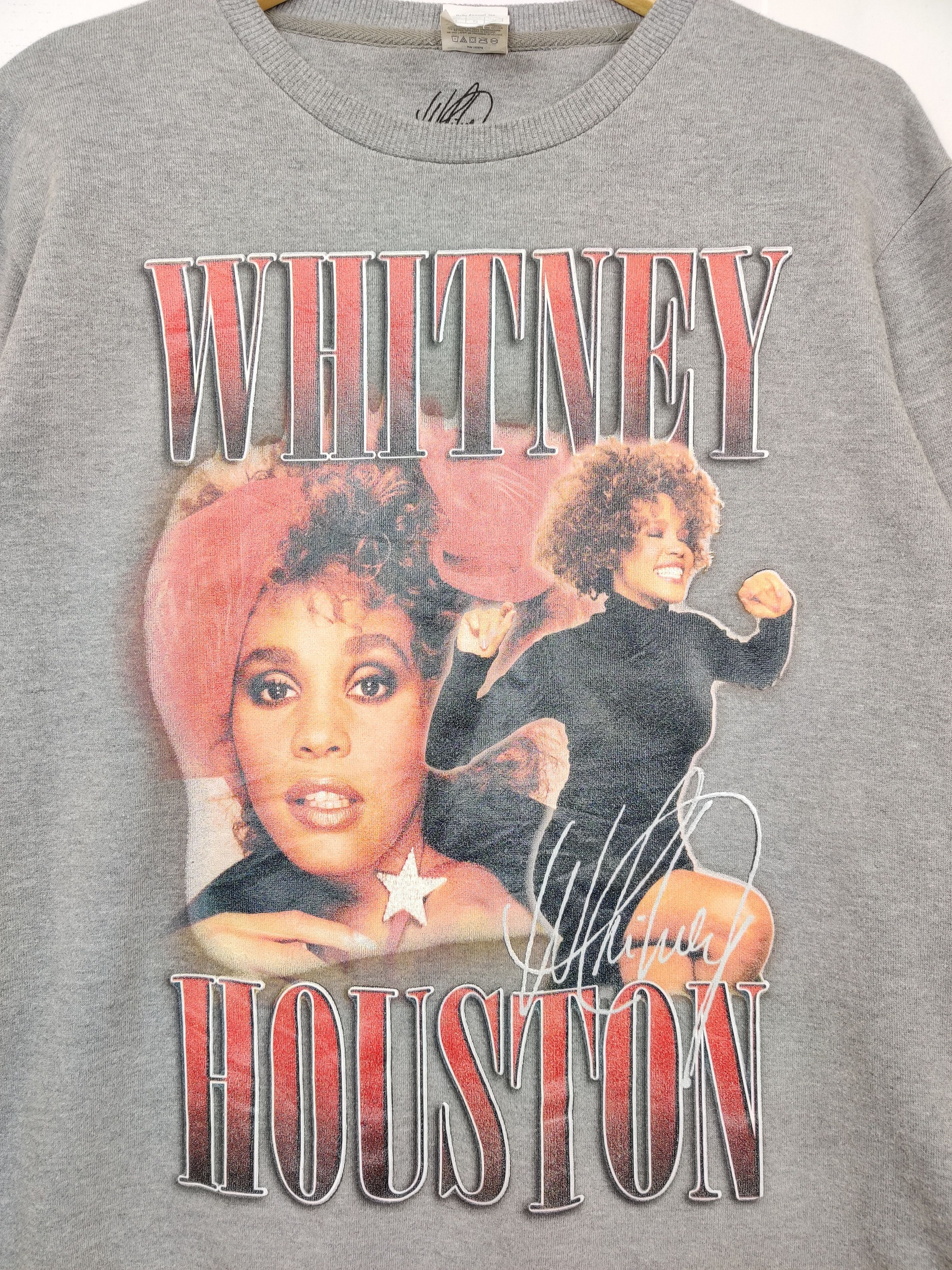 Band Tees Vintage Whitney Houston Crewneck Sweatshirt Size US L / EU 52-54 / 3 - 6 Thumbnail