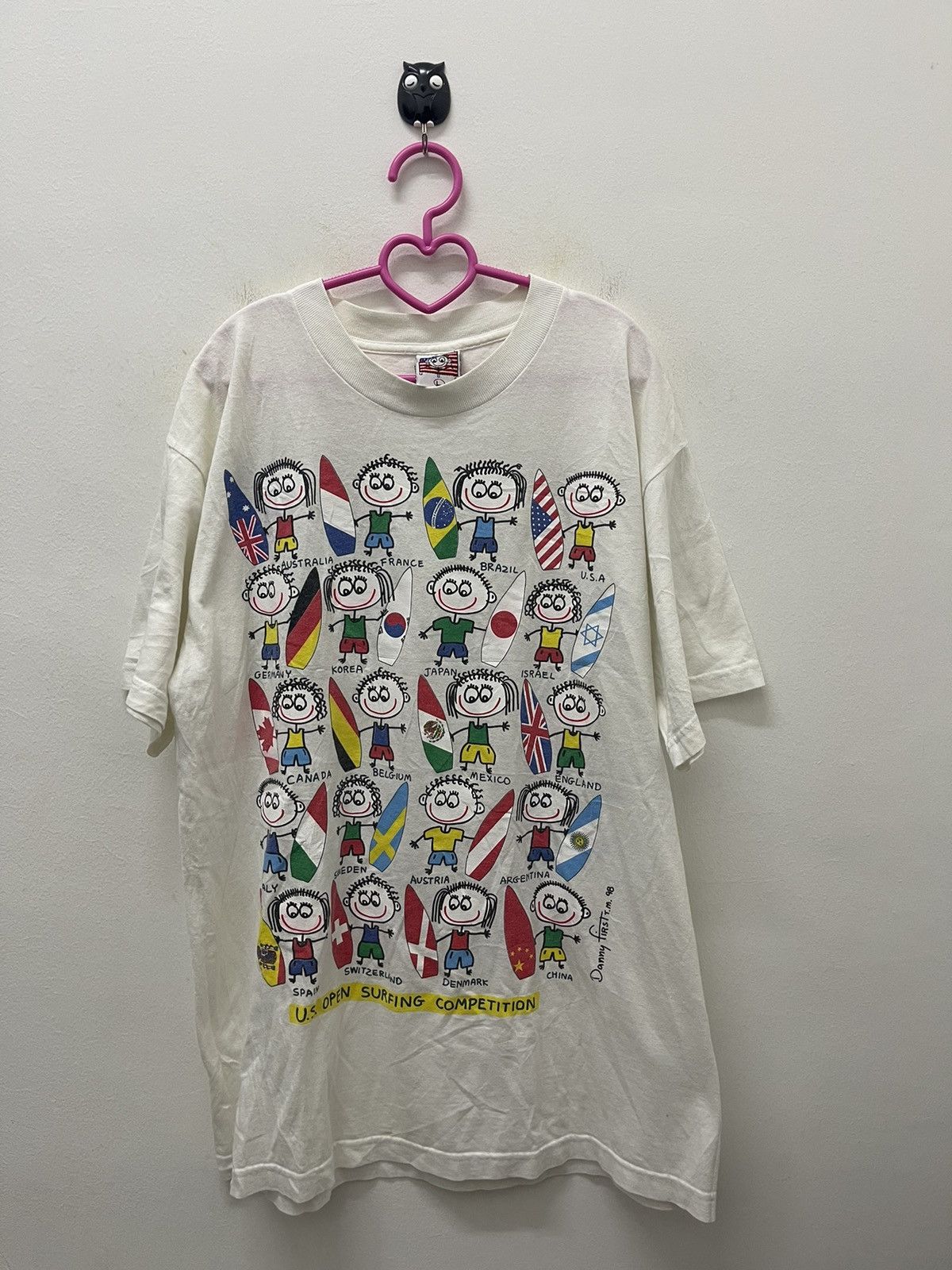 Vintage Rare Vintage DANNY FIRST US Open Surfing Competition Size US L / EU 52-54 / 3 - 1 Thumbnail