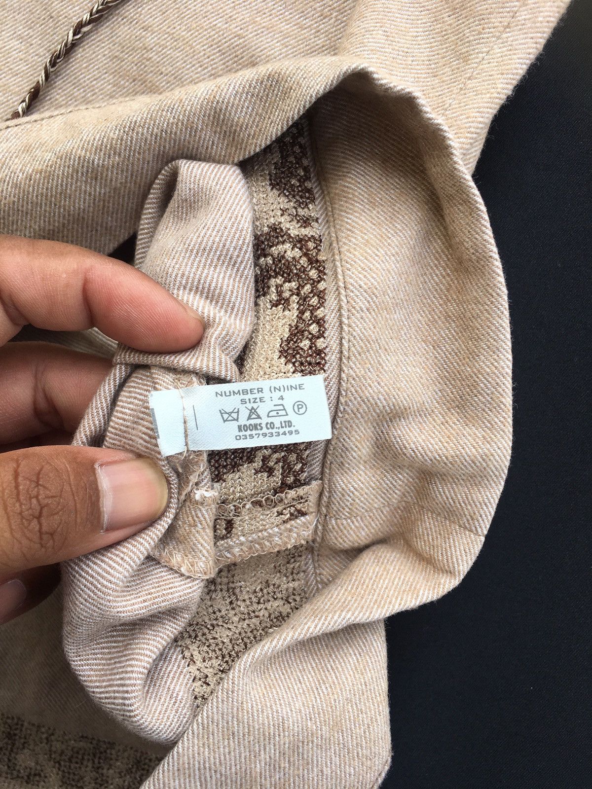 Number (N)ine Rare Vintage Number Nine Longsleeve Shirt Size US L / EU 52-54 / 3 - 9 Thumbnail