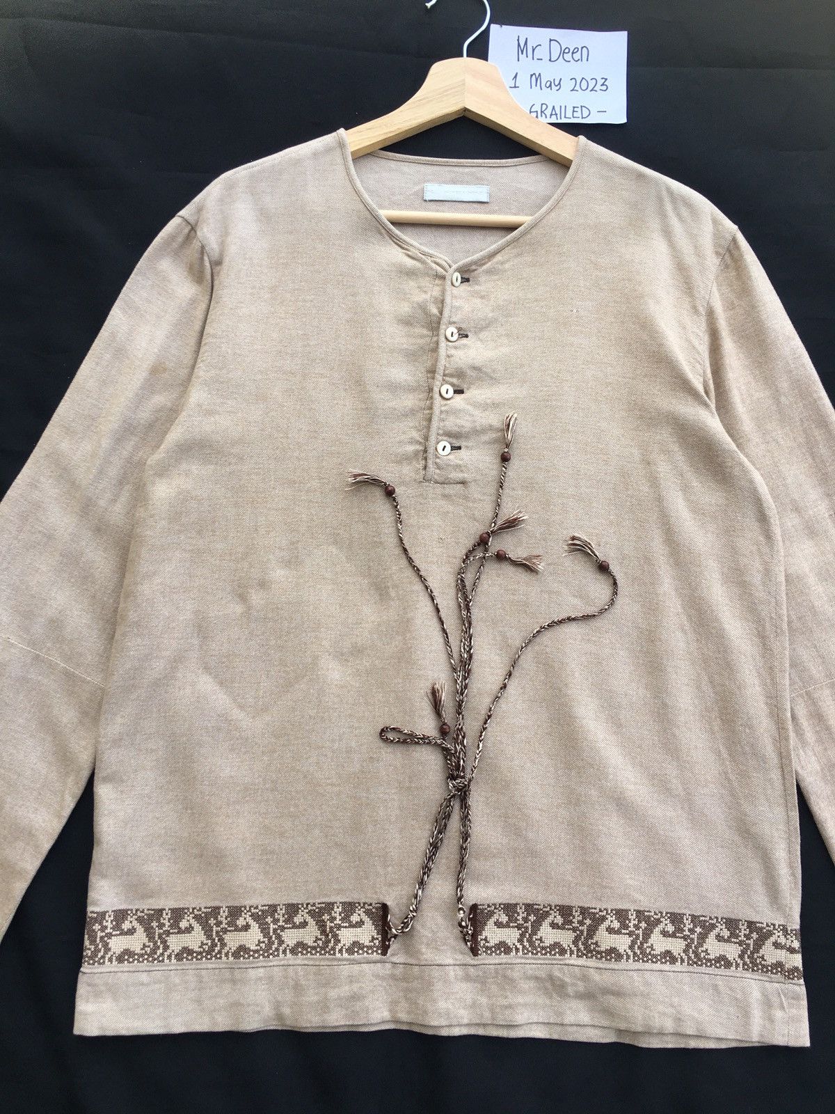 Number (N)ine Rare Vintage Number Nine Longsleeve Shirt Size US L / EU 52-54 / 3 - 5 Thumbnail