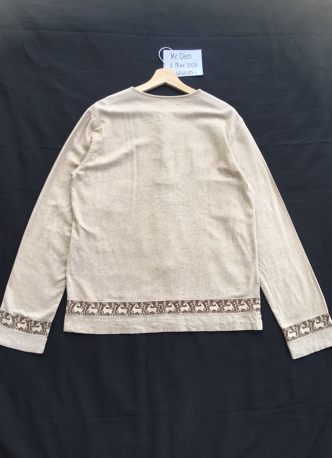 Number (N)ine Rare Vintage Number Nine Longsleeve Shirt Size US L / EU 52-54 / 3 - 14 Thumbnail