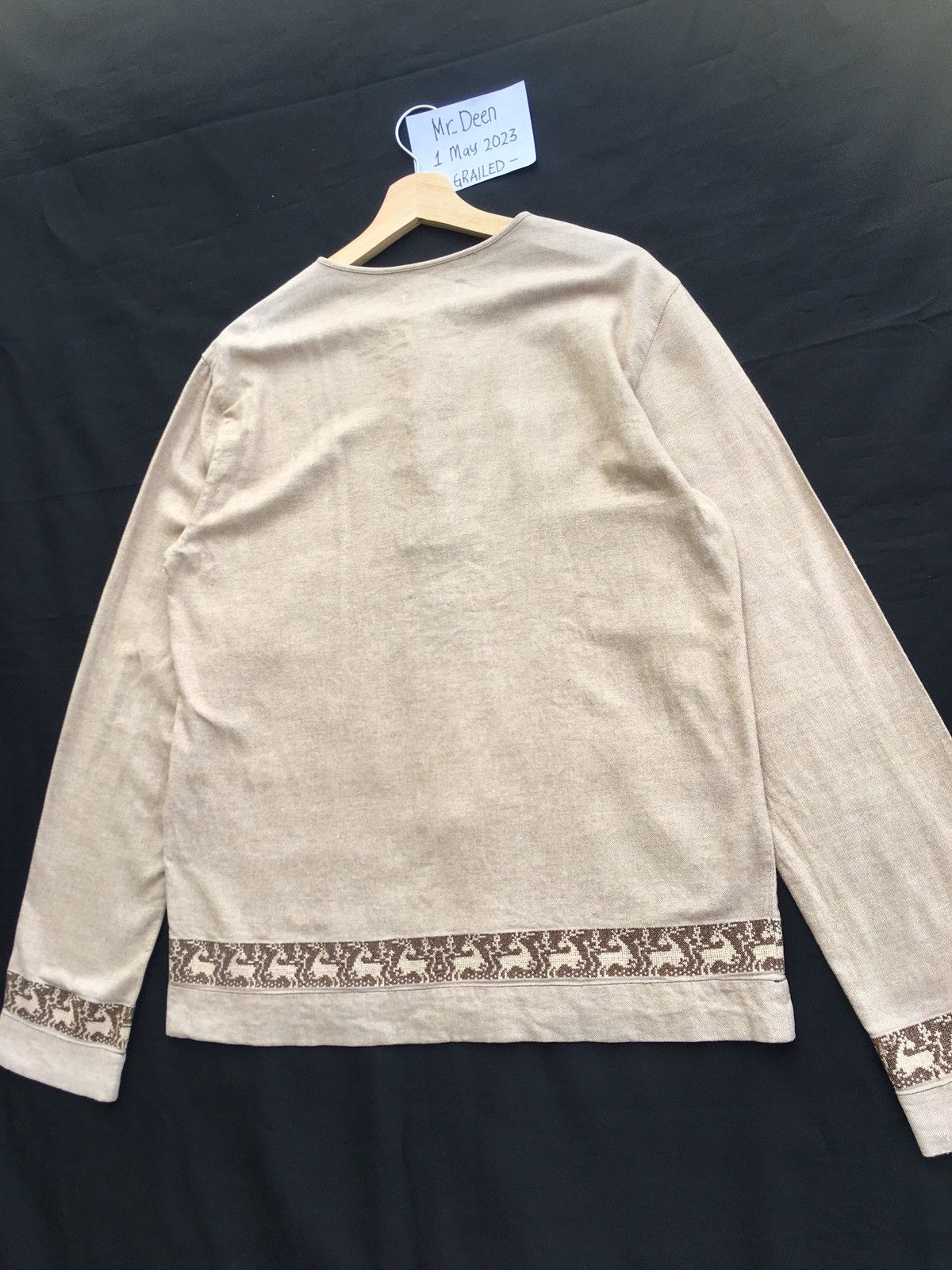 Number (N)ine Rare Vintage Number Nine Longsleeve Shirt Size US L / EU 52-54 / 3 - 18 Thumbnail