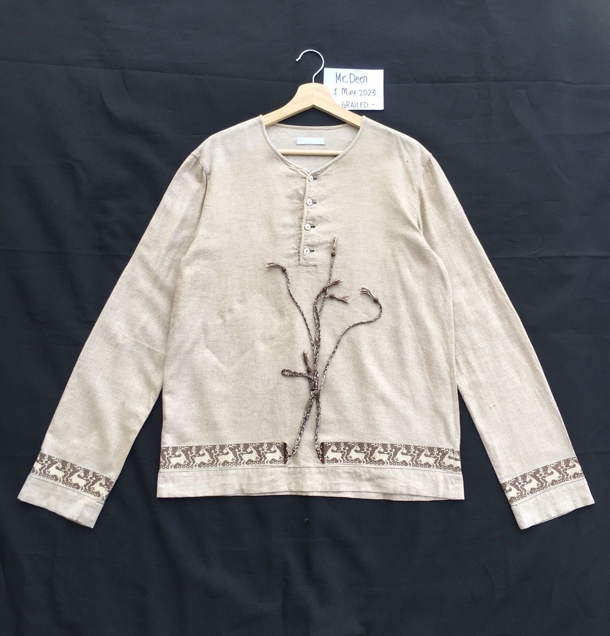 Number (N)ine Rare Vintage Number Nine Longsleeve Shirt Size US L / EU 52-54 / 3 - 1 Thumbnail