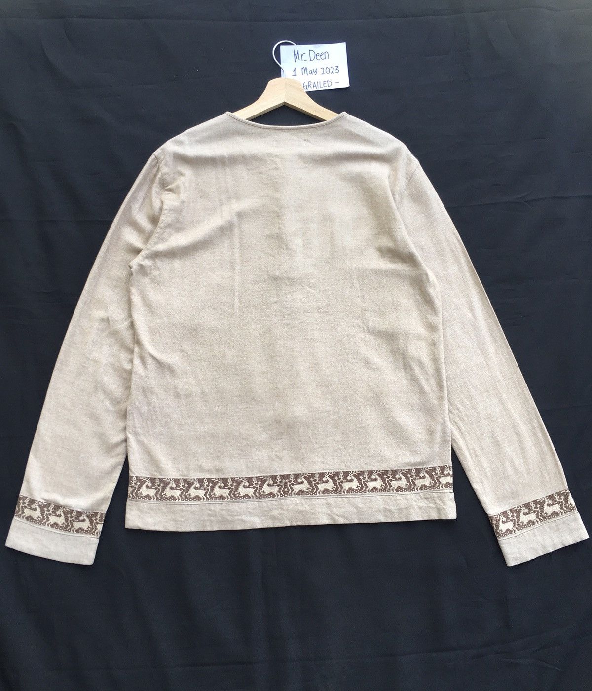 Number (N)ine Rare Vintage Number Nine Longsleeve Shirt Size US L / EU 52-54 / 3 - 13 Thumbnail