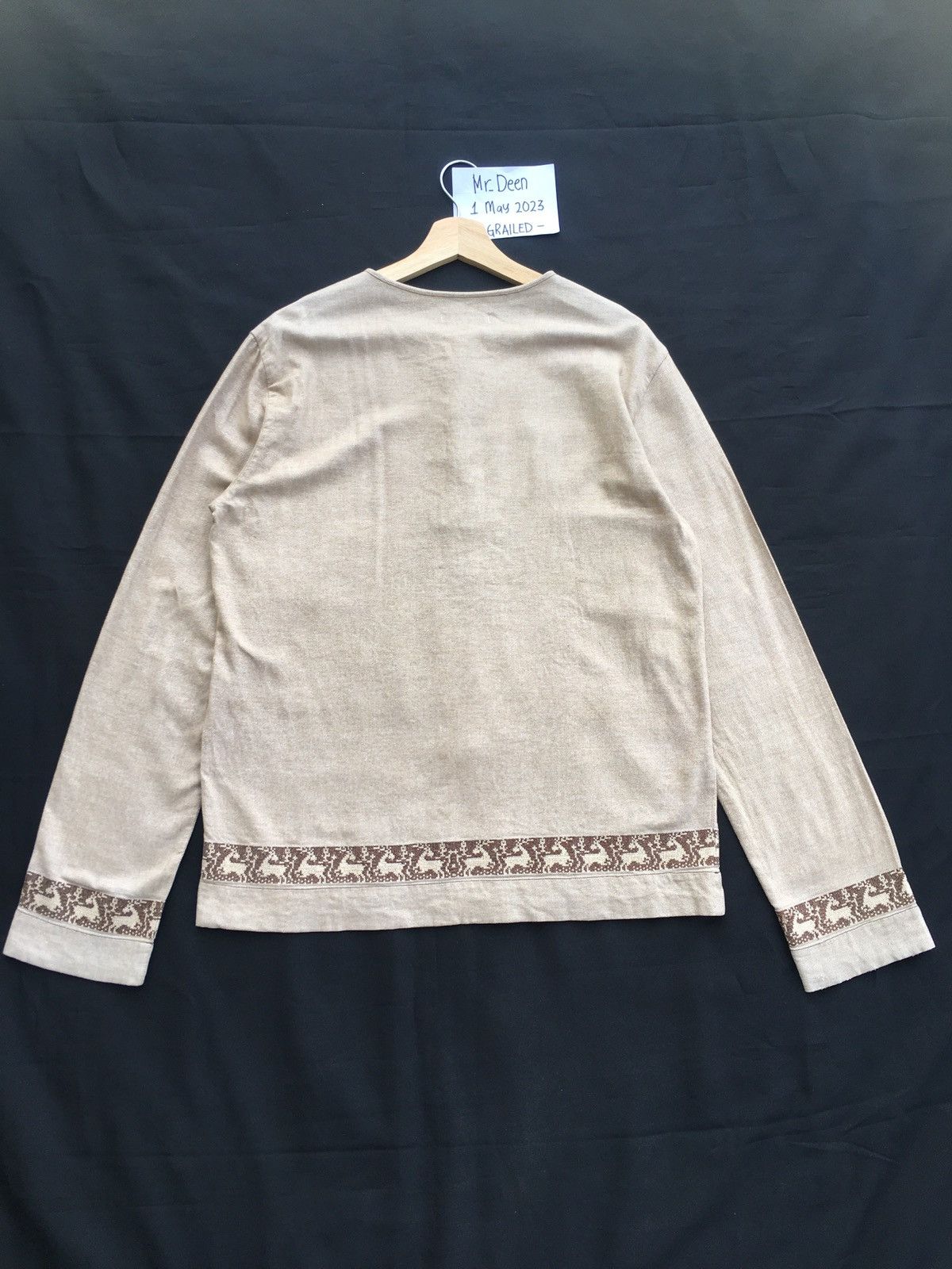 Number (N)ine Rare Vintage Number Nine Longsleeve Shirt Size US L / EU 52-54 / 3 - 15 Thumbnail