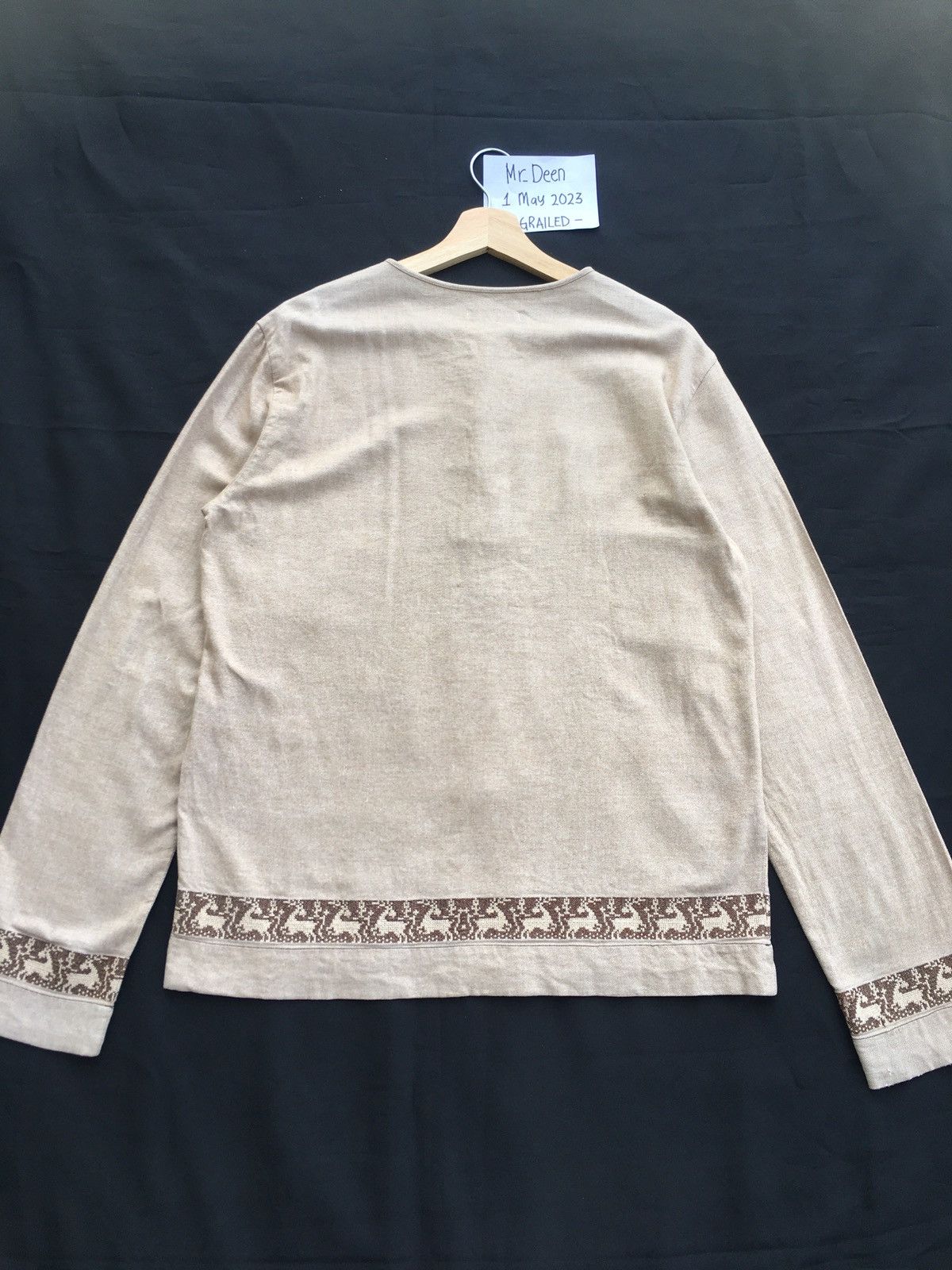 Number (N)ine Rare Vintage Number Nine Longsleeve Shirt Size US L / EU 52-54 / 3 - 16 Thumbnail