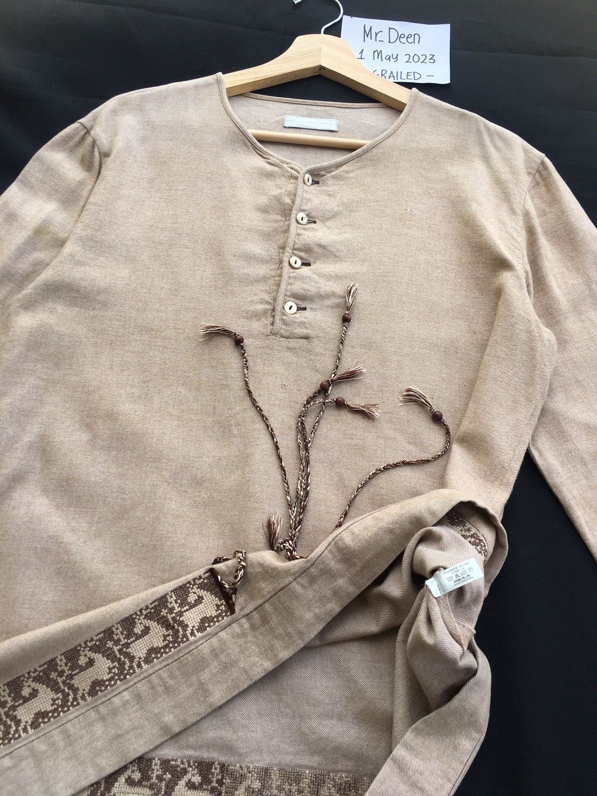 Number (N)ine Rare Vintage Number Nine Longsleeve Shirt Size US L / EU 52-54 / 3 - 11 Thumbnail