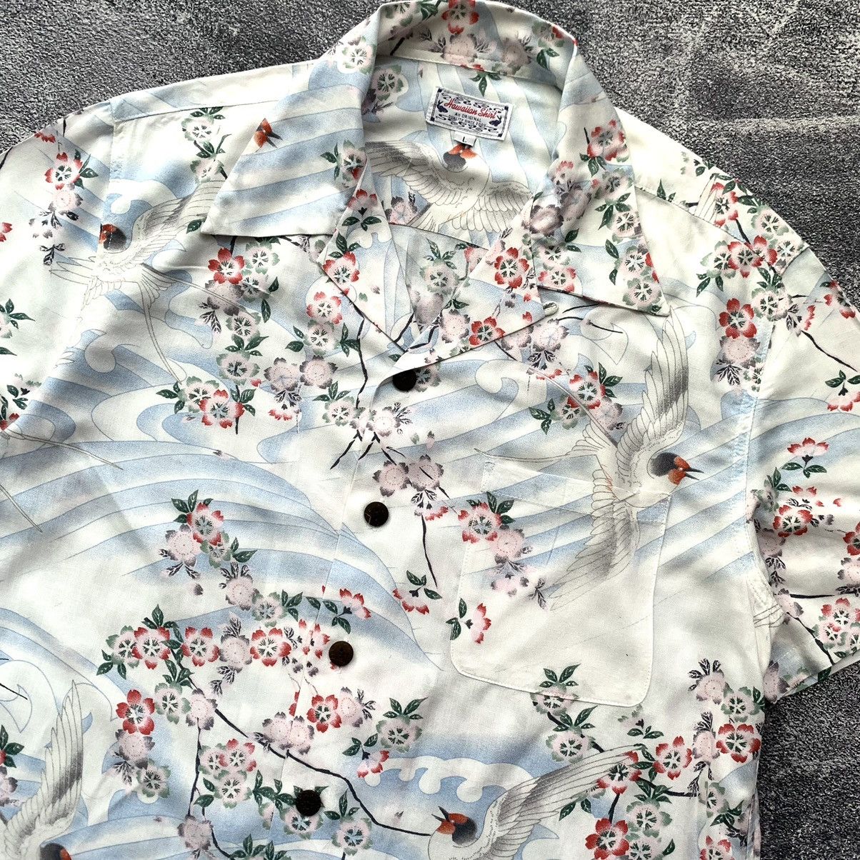 Japanese Brand 🔥 An Original Rayon Flying Bird Hawaiian shirt Size US L / EU 52-54 / 3 - 3 Thumbnail