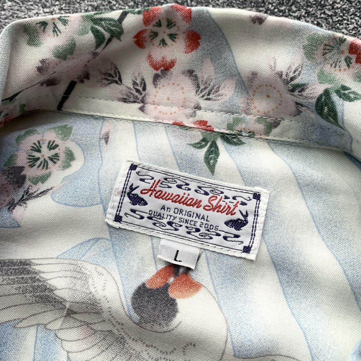 Japanese Brand 🔥 An Original Rayon Flying Bird Hawaiian shirt Size US L / EU 52-54 / 3 - 5 Thumbnail