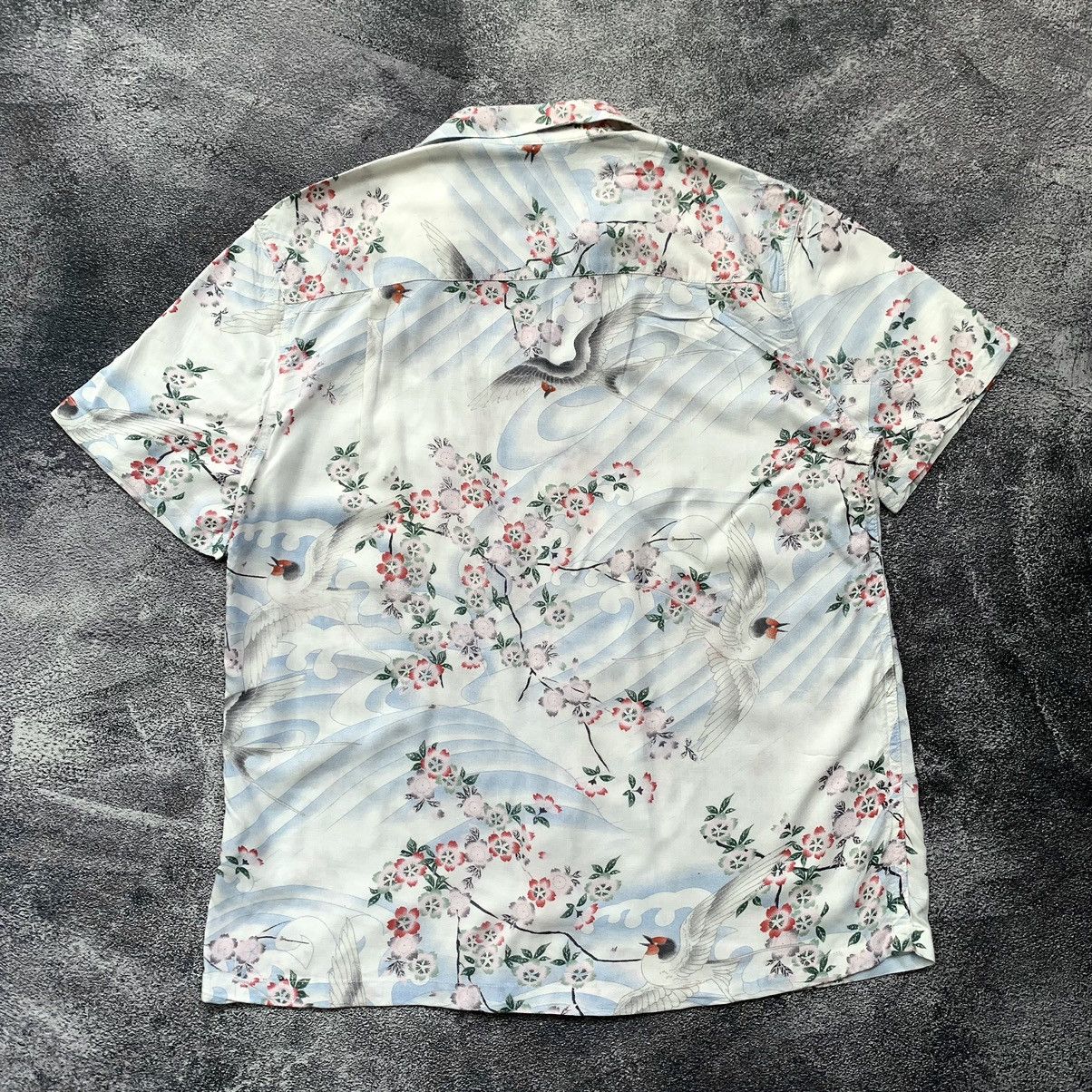 Japanese Brand 🔥 An Original Rayon Flying Bird Hawaiian shirt Size US L / EU 52-54 / 3 - 2 Thumbnail