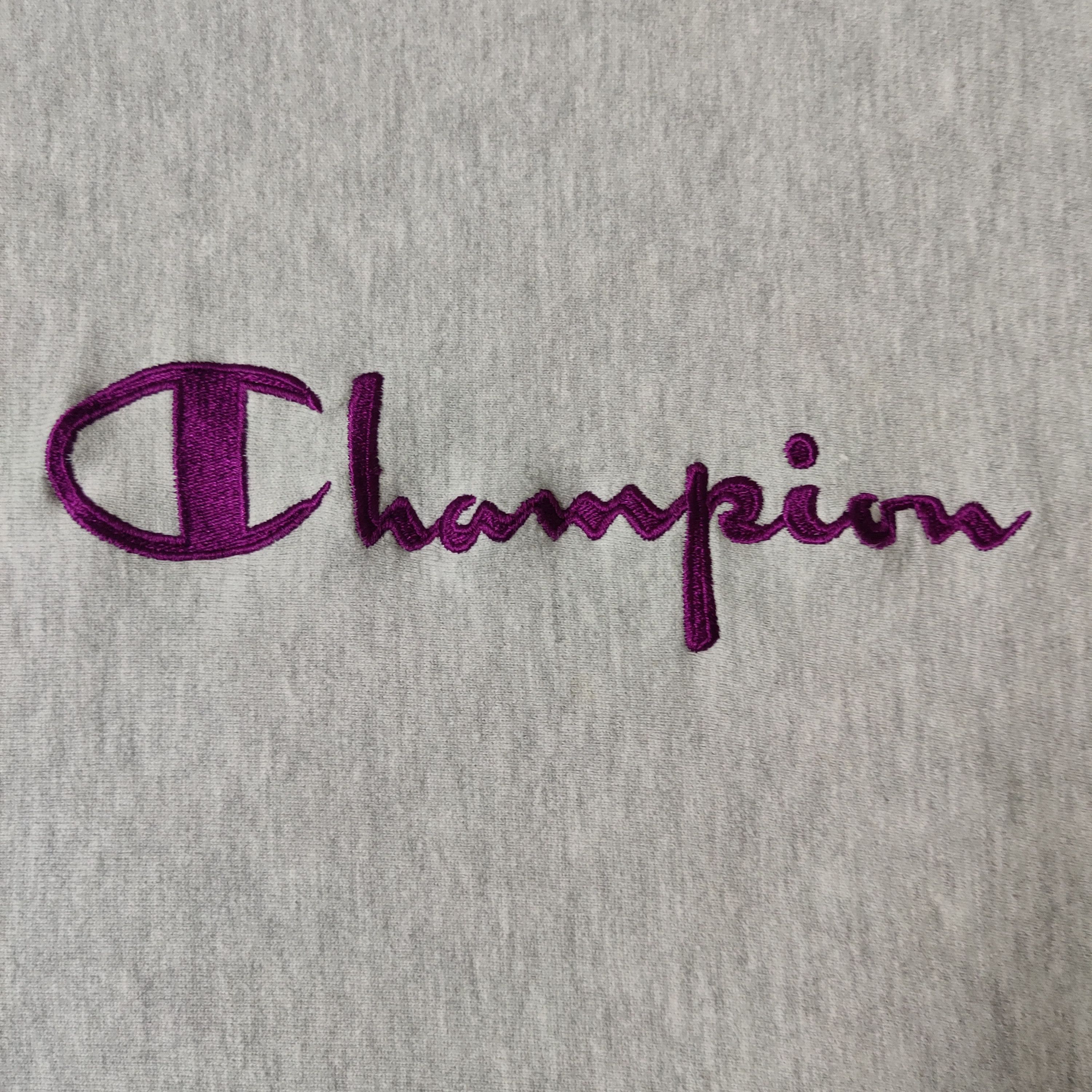 Champion Rare Vintage 90s Champion Reserve Weave Crewneck Embroidery Size US XL / EU 56 / 4 - 4 Thumbnail