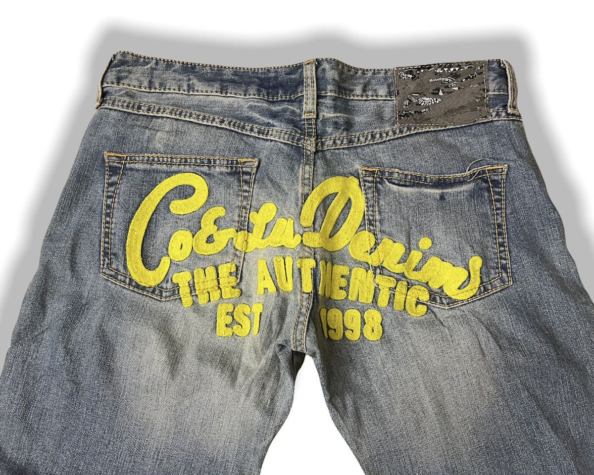 Japanese Brand × Vintage CO & LU DENIMS AUTHENTIC JAPAN BIG EMBROIDERED Size US 30 / EU 46 - 12 Thumbnail