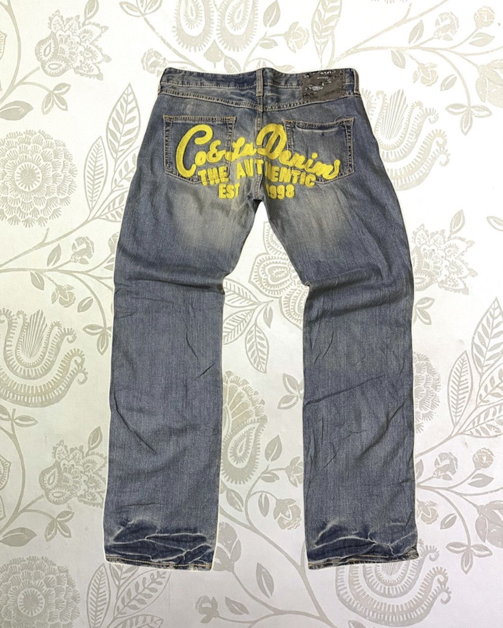 Japanese Brand × Vintage CO & LU DENIMS AUTHENTIC JAPAN BIG EMBROIDERED Size US 30 / EU 46 - 1 Thumbnail