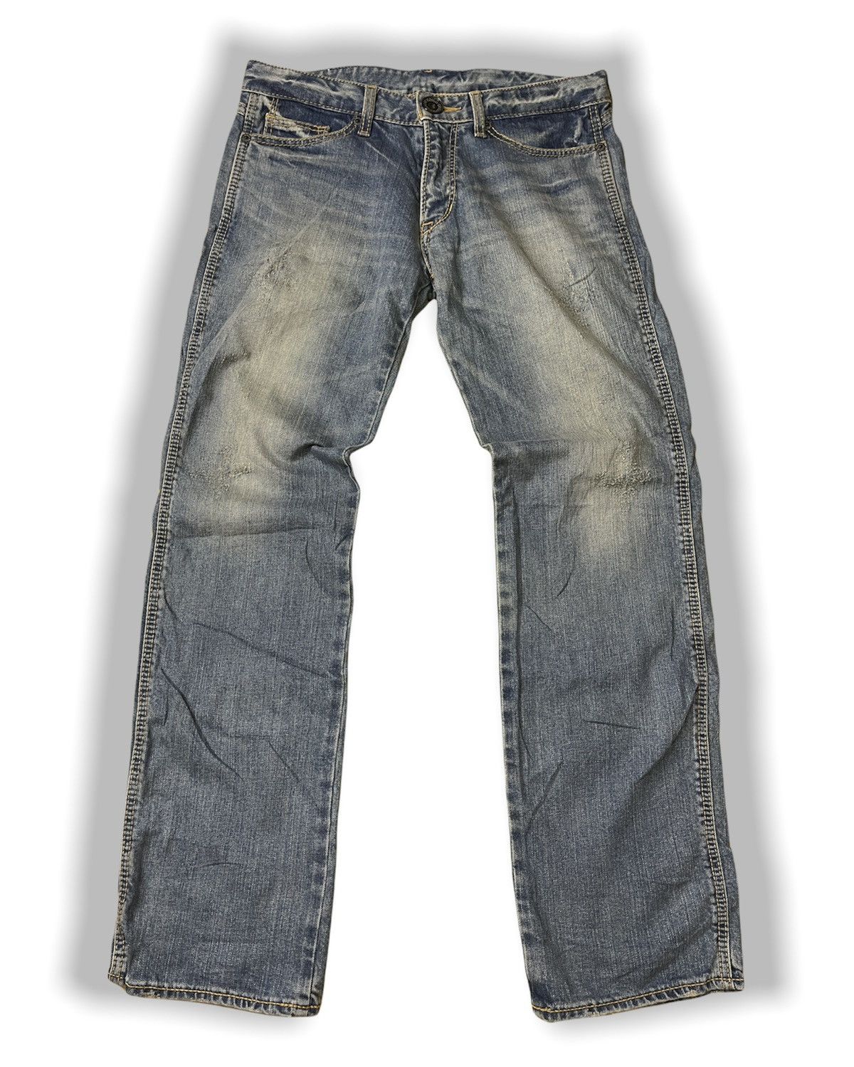 Japanese Brand × Vintage CO & LU DENIMS AUTHENTIC JAPAN BIG EMBROIDERED Size US 30 / EU 46 - 13 Thumbnail