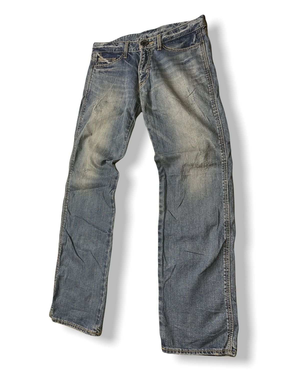 Japanese Brand × Vintage CO & LU DENIMS AUTHENTIC JAPAN BIG EMBROIDERED Size US 30 / EU 46 - 5 Thumbnail