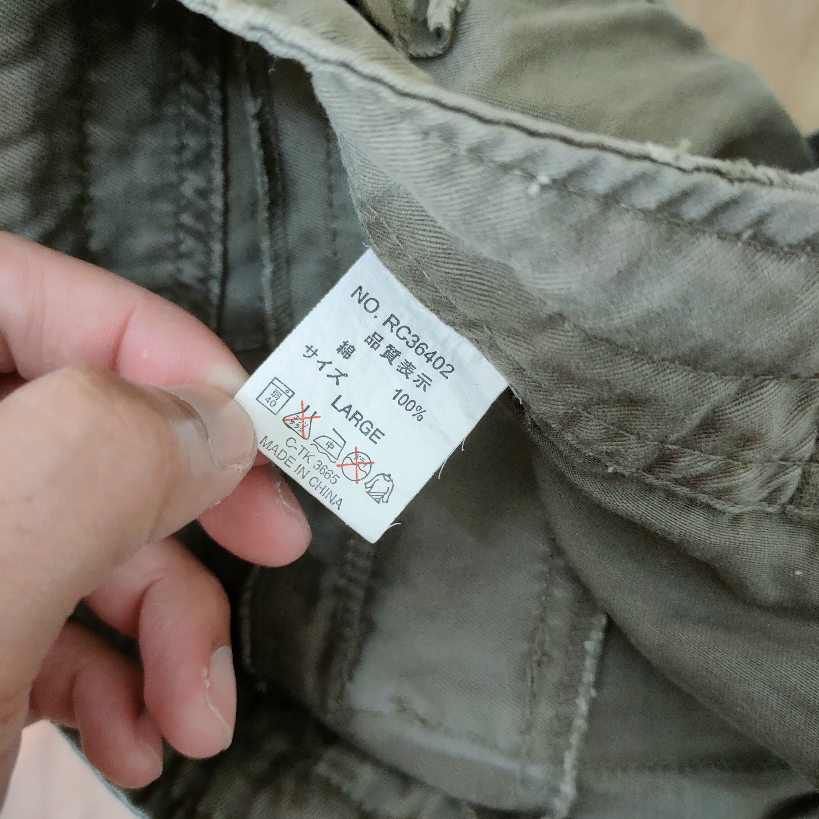 Japanese Brand VINTAGE RCC VINTAGE FADED BONDAGE CARGO PANTS Size US 32 / EU 48 - 15 Thumbnail