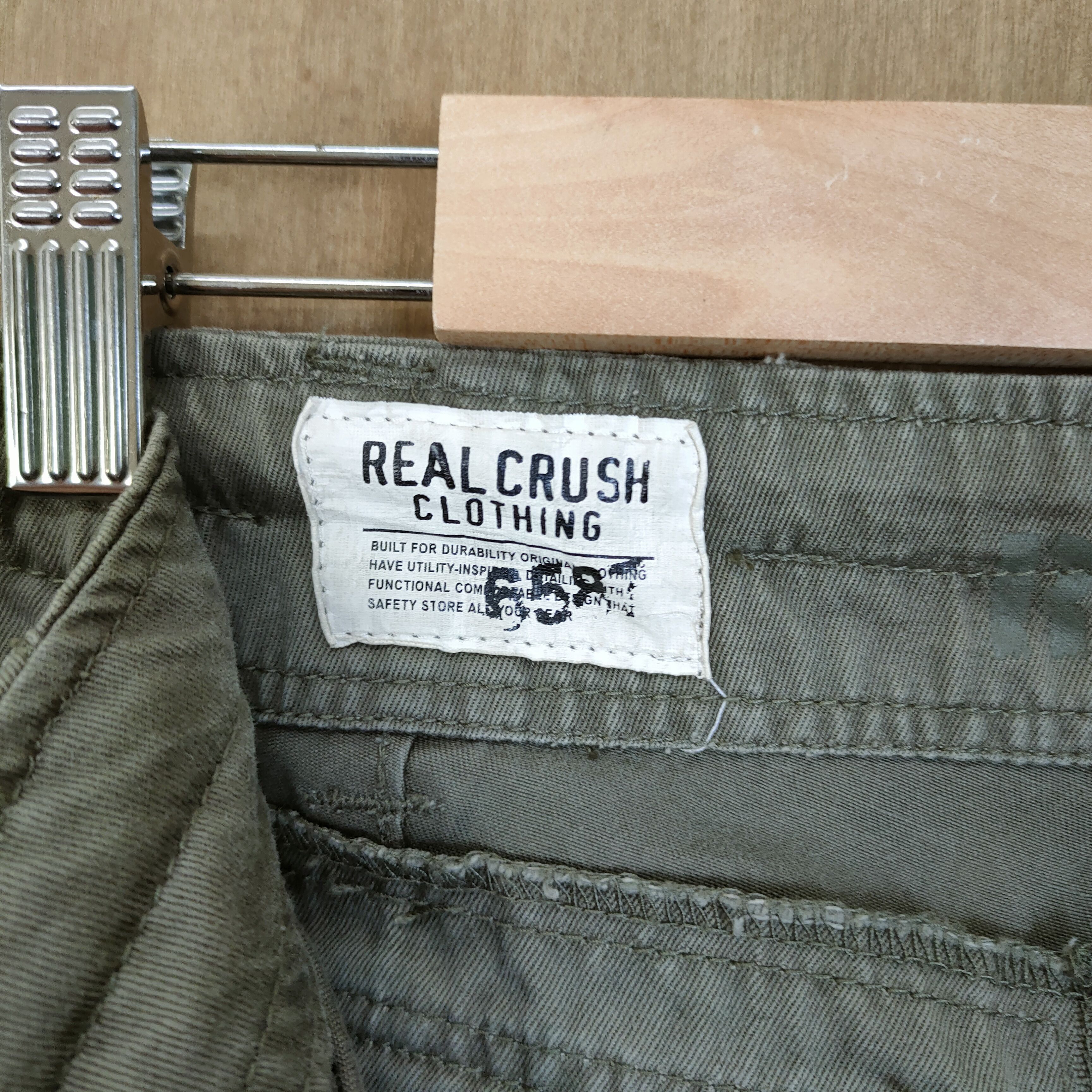 Japanese Brand VINTAGE RCC VINTAGE FADED BONDAGE CARGO PANTS Size US 32 / EU 48 - 14 Thumbnail