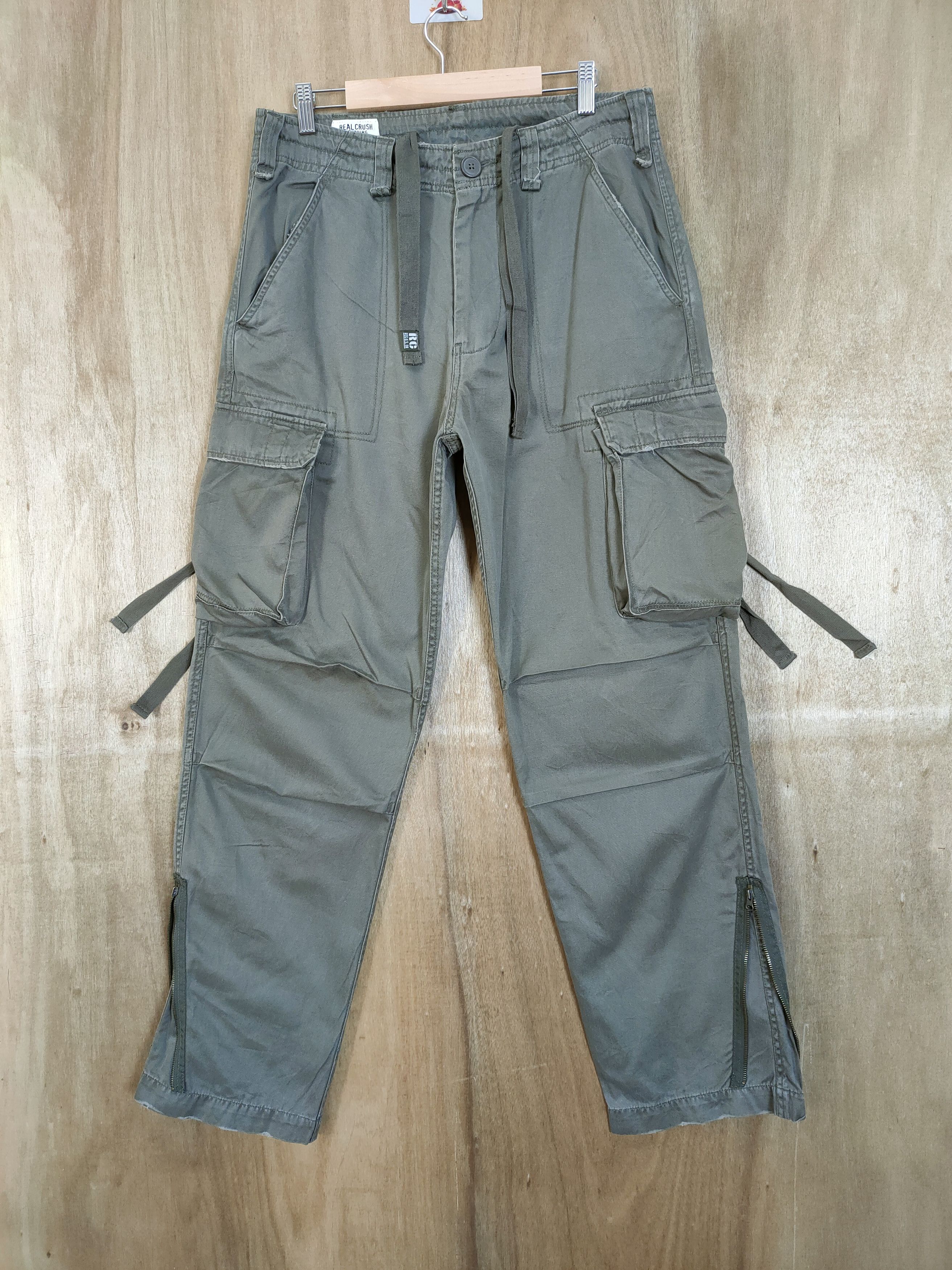 Japanese Brand VINTAGE RCC VINTAGE FADED BONDAGE CARGO PANTS Size US 32 / EU 48 - 3 Thumbnail
