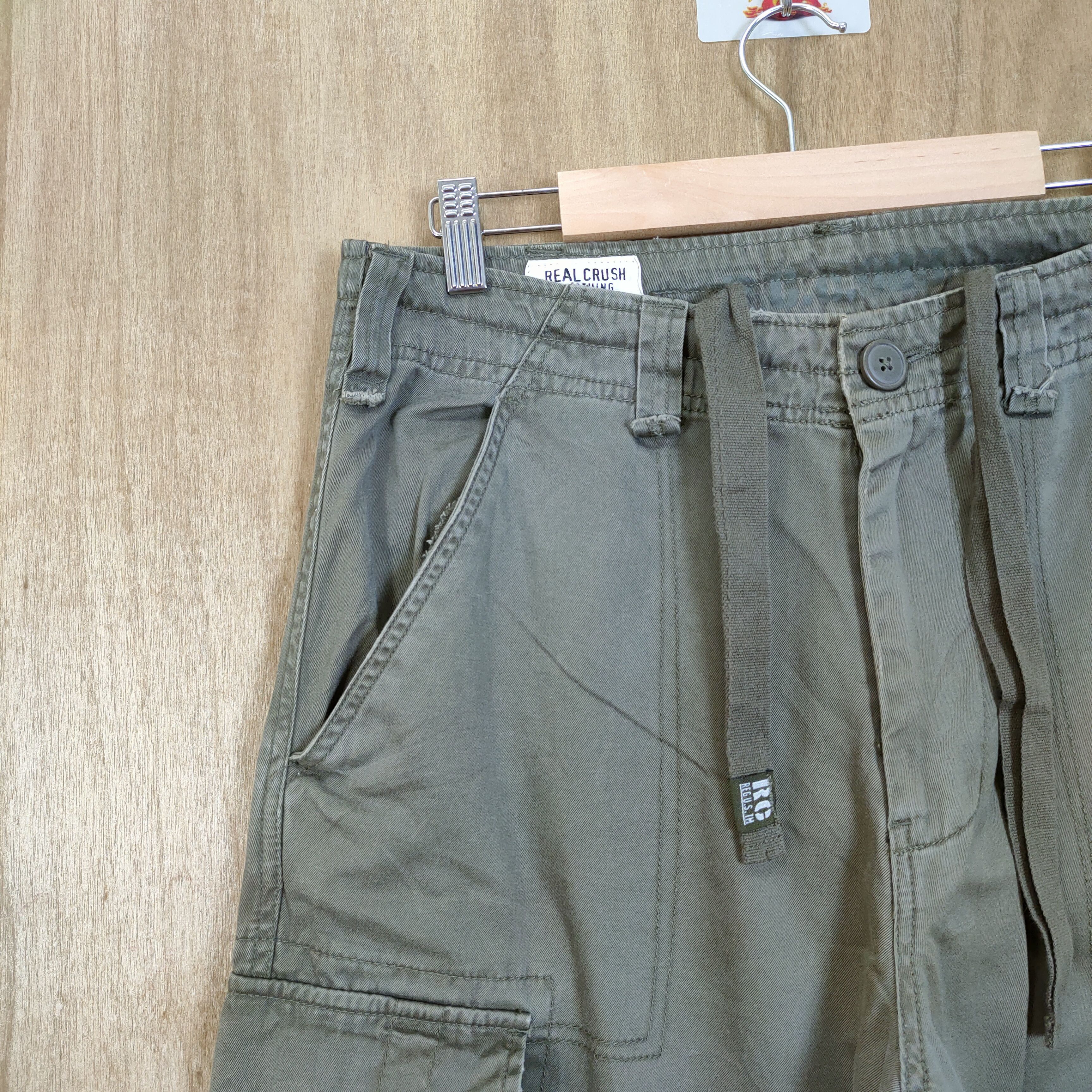 Japanese Brand VINTAGE RCC VINTAGE FADED BONDAGE CARGO PANTS Size US 32 / EU 48 - 16 Thumbnail