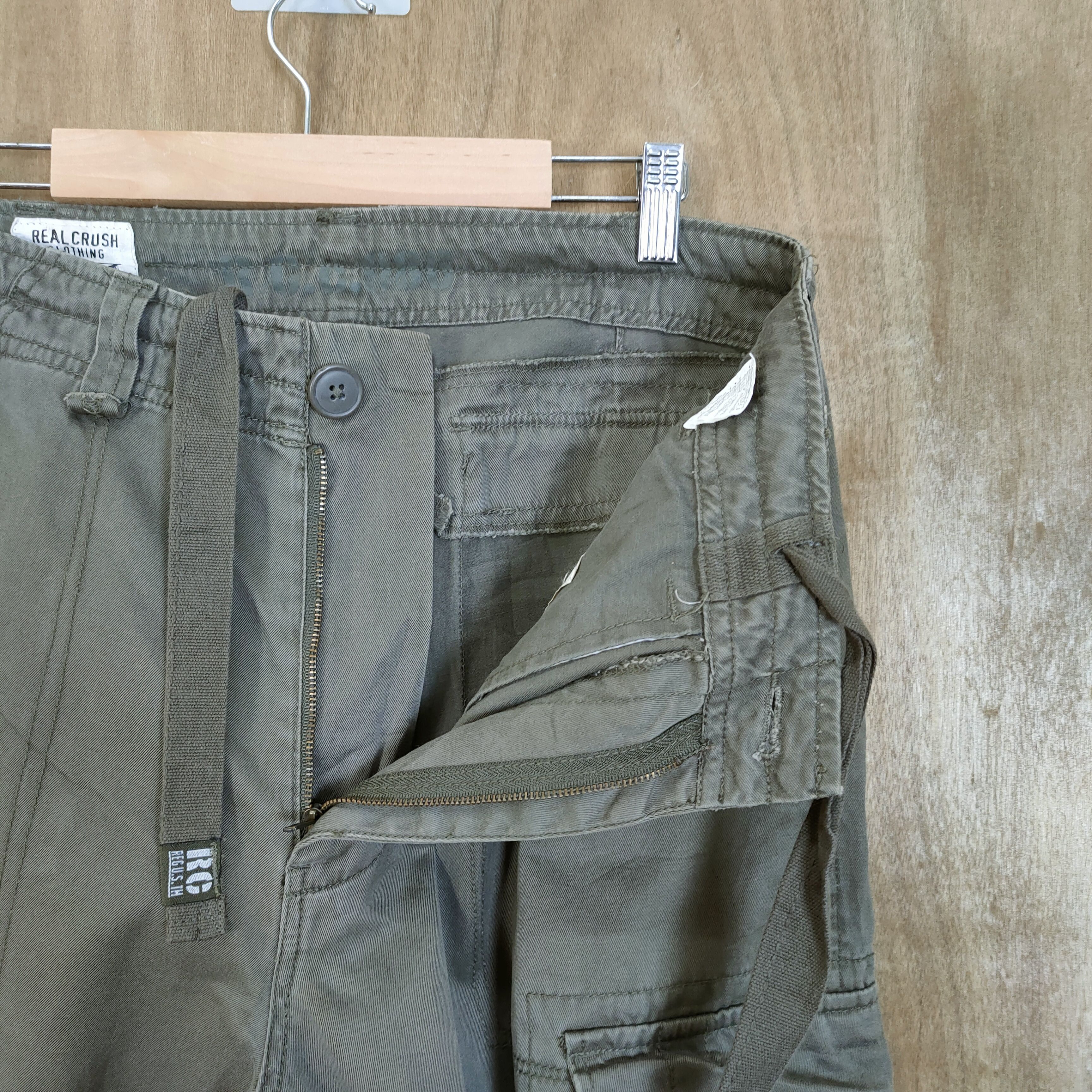 Japanese Brand VINTAGE RCC VINTAGE FADED BONDAGE CARGO PANTS Size US 32 / EU 48 - 13 Thumbnail