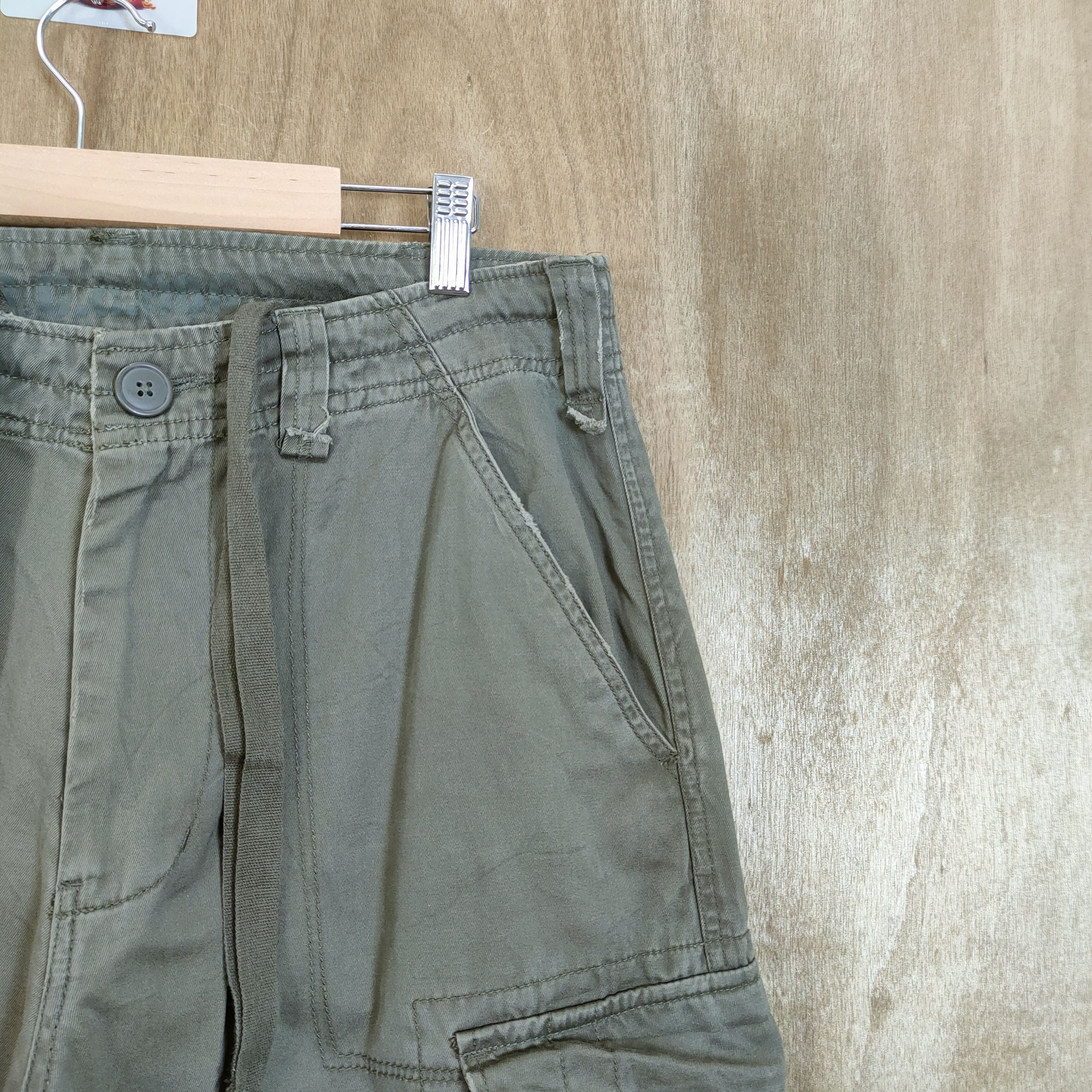 Japanese Brand VINTAGE RCC VINTAGE FADED BONDAGE CARGO PANTS Size US 32 / EU 48 - 17 Thumbnail